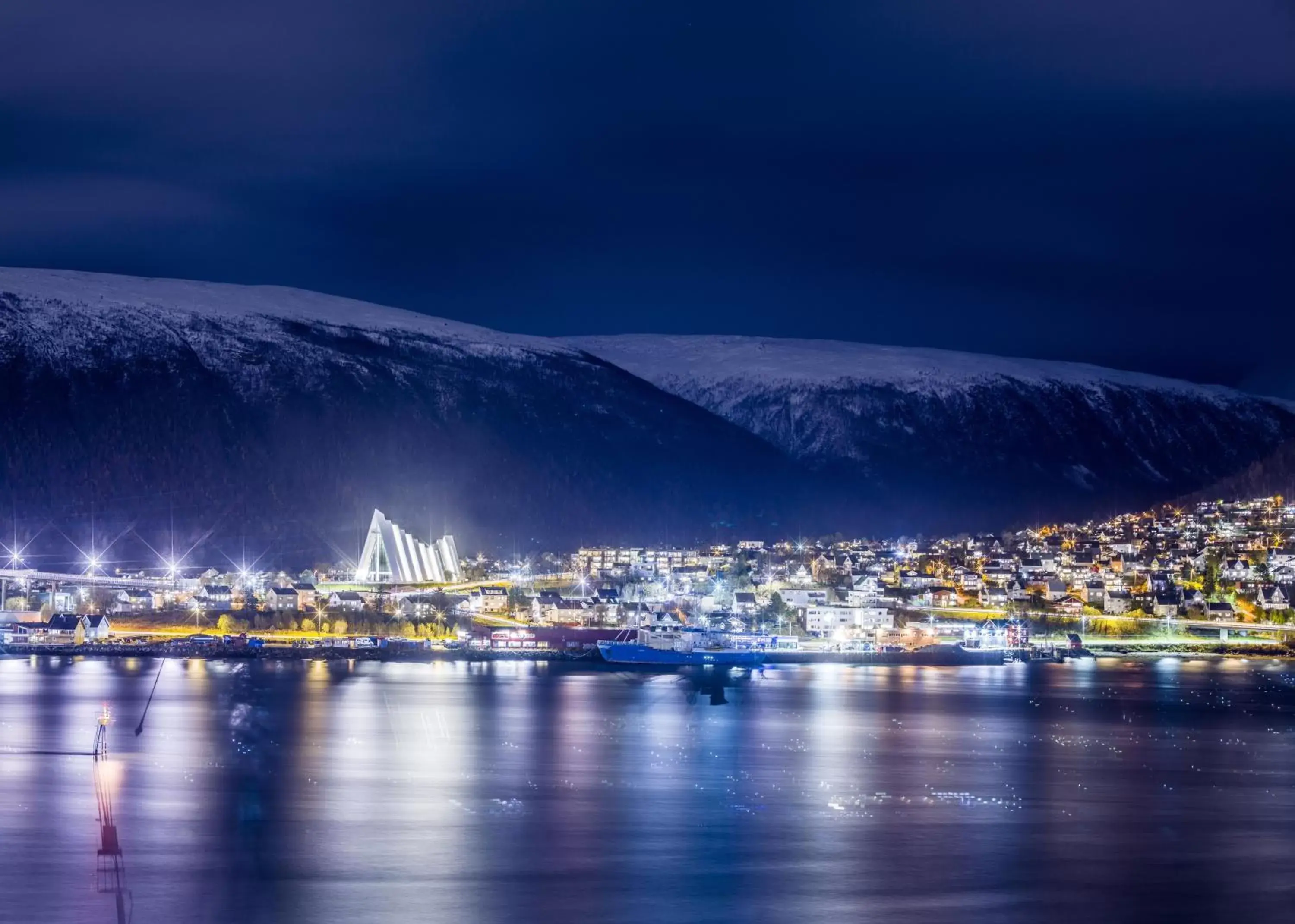 Sea view in Radisson Blu Hotel Tromsø