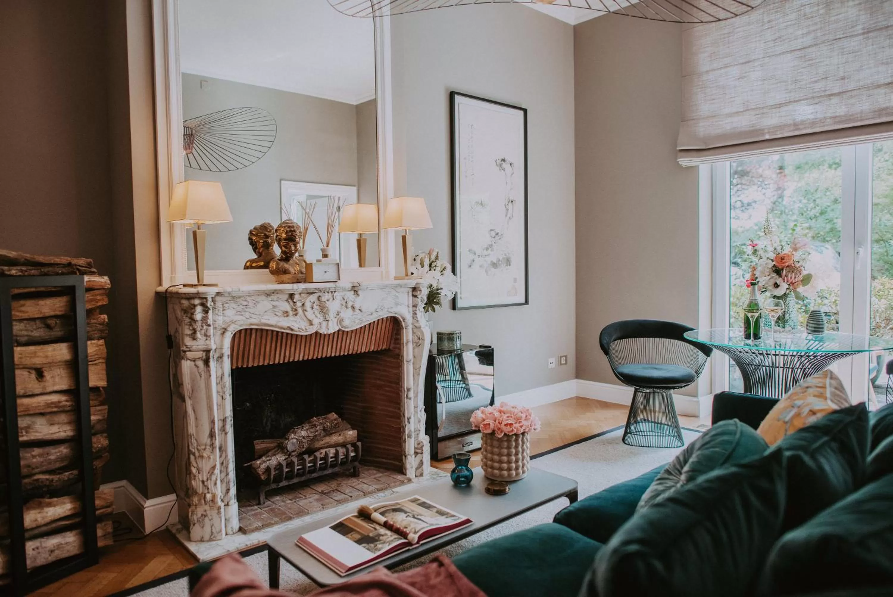 Living room in Villa Geva