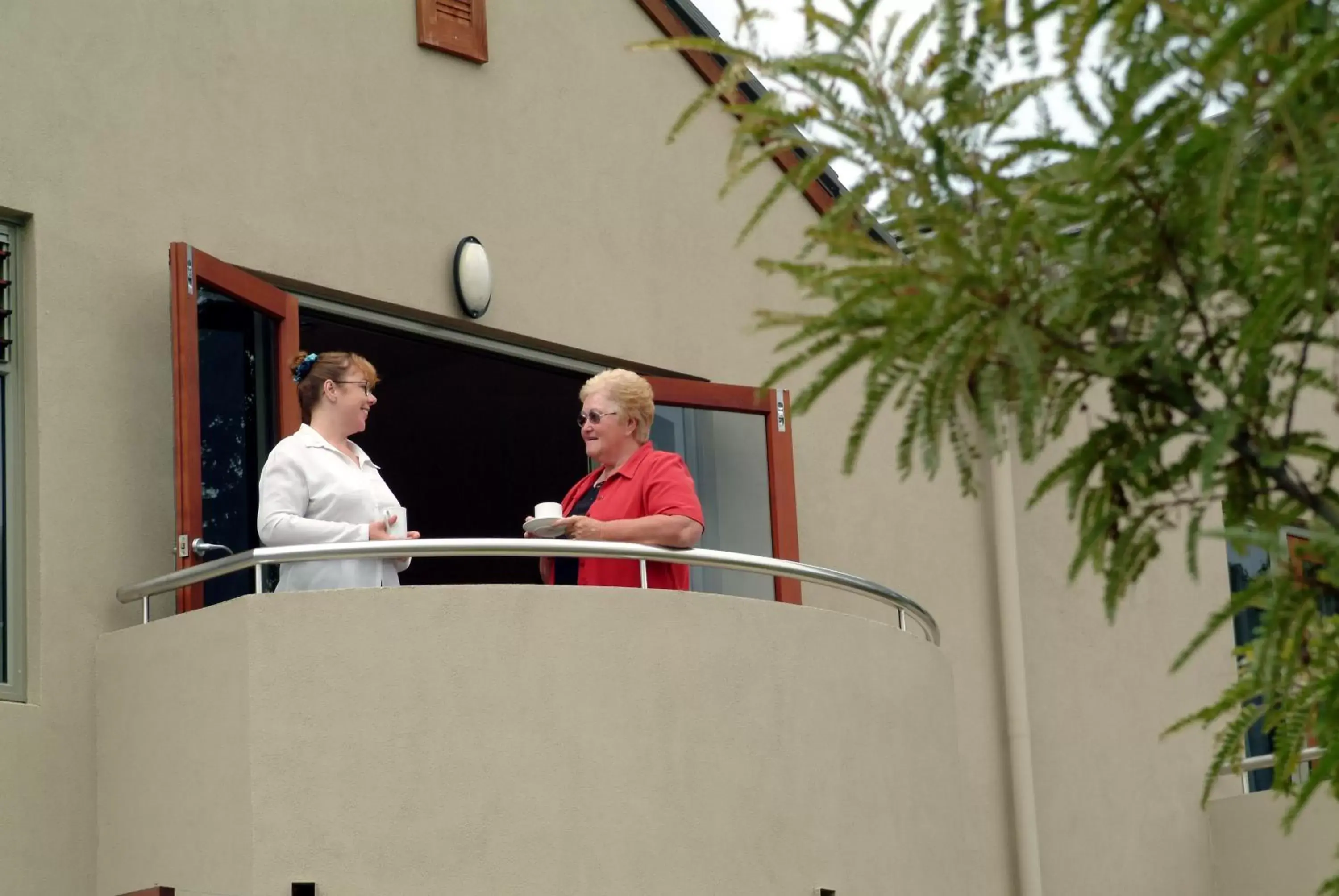 Balcony/Terrace in Voyager Apartments Taupo