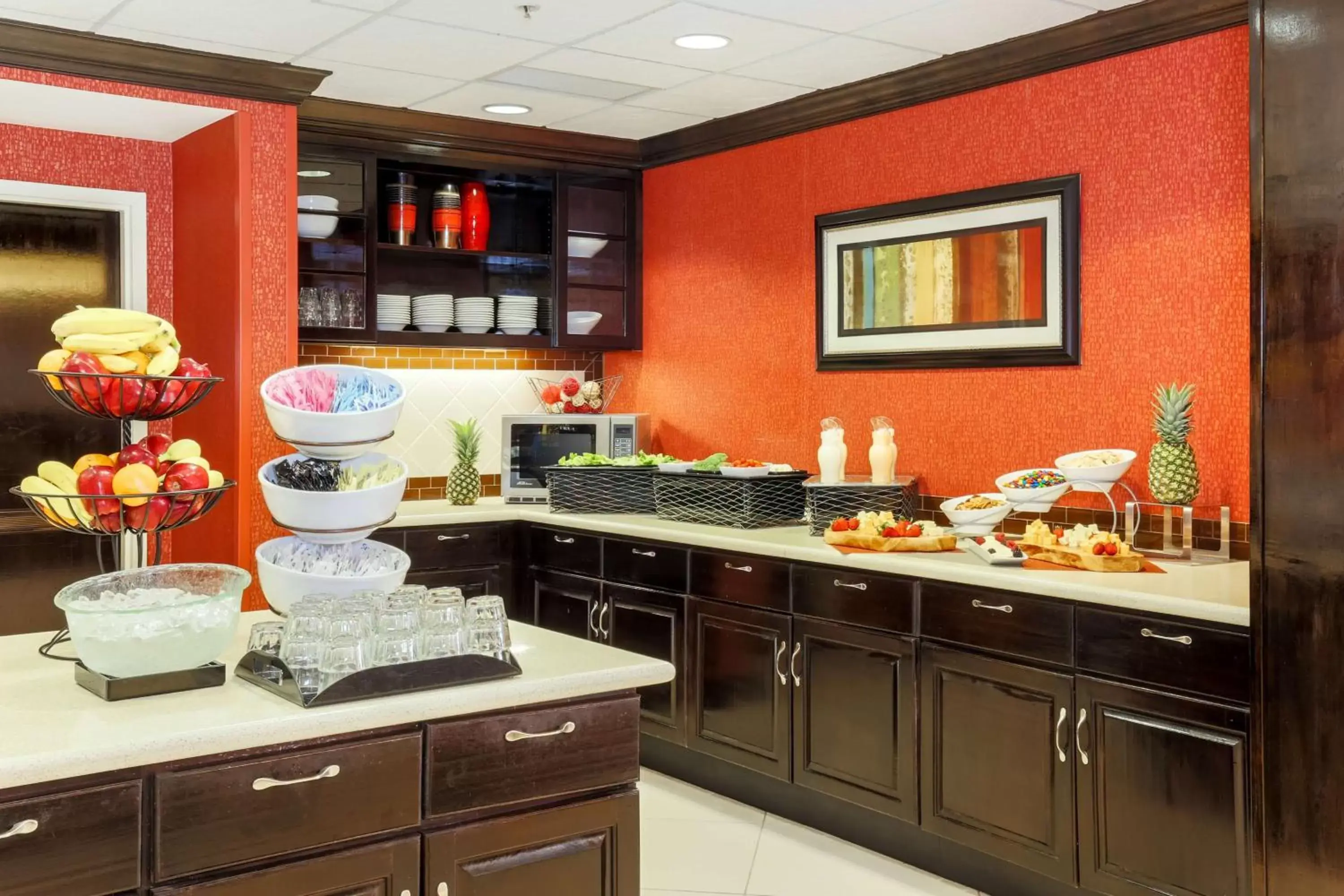 Breakfast, Kitchen/Kitchenette in Homewood Suites by Hilton Lawton