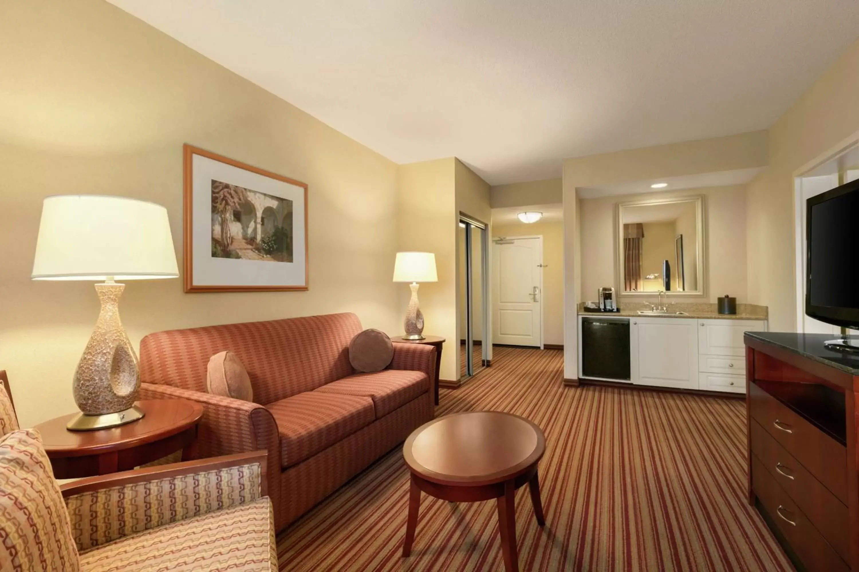 Living room, Seating Area in Hilton Garden Inn Fort Myers Airport/FGCU