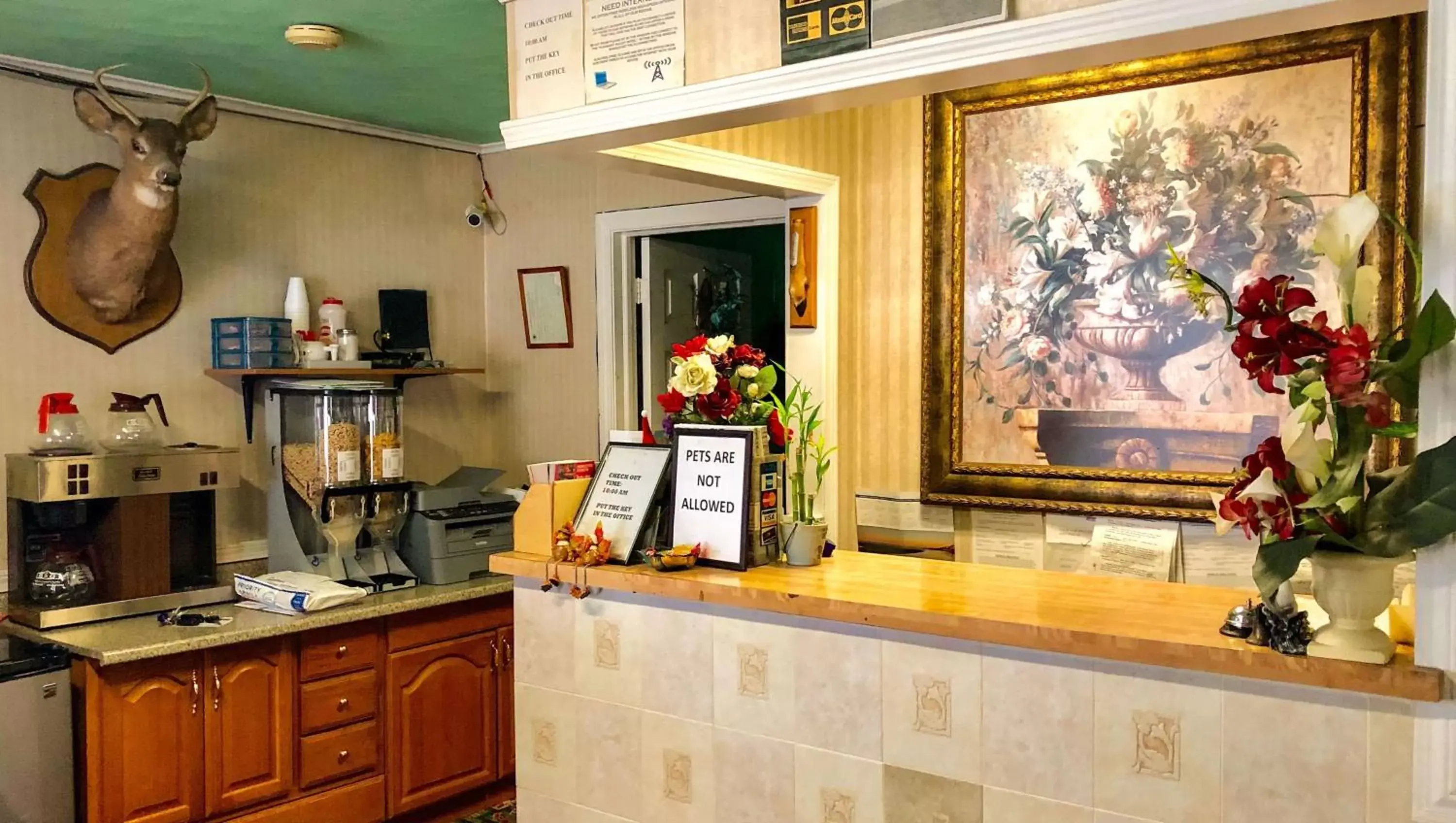 Lobby or reception in Pleasant Valley Motel West Stockbridge