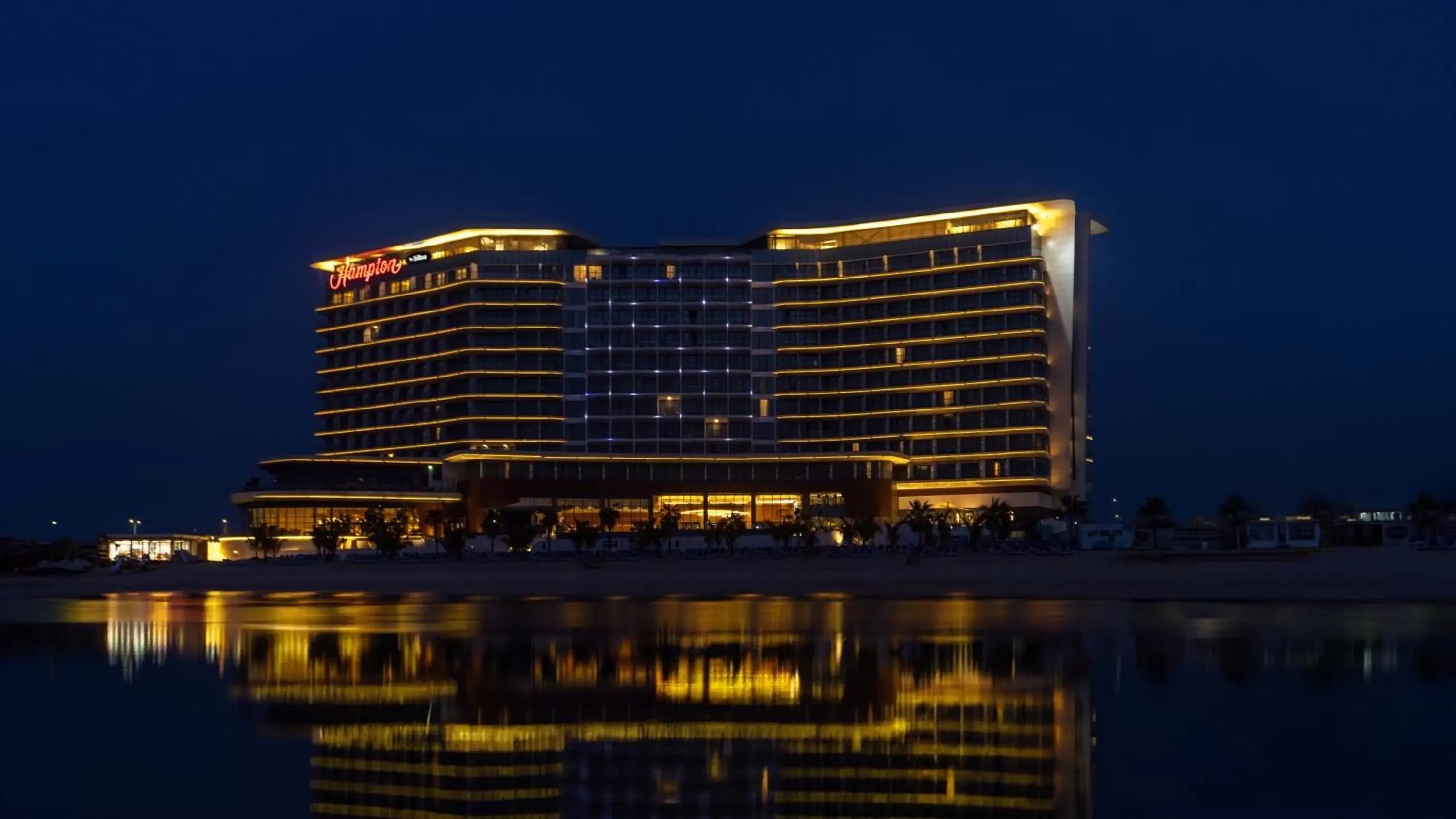 Property building in Hampton by Hilton Marjan Island Property building in Hampton by Hilton Marjan Island