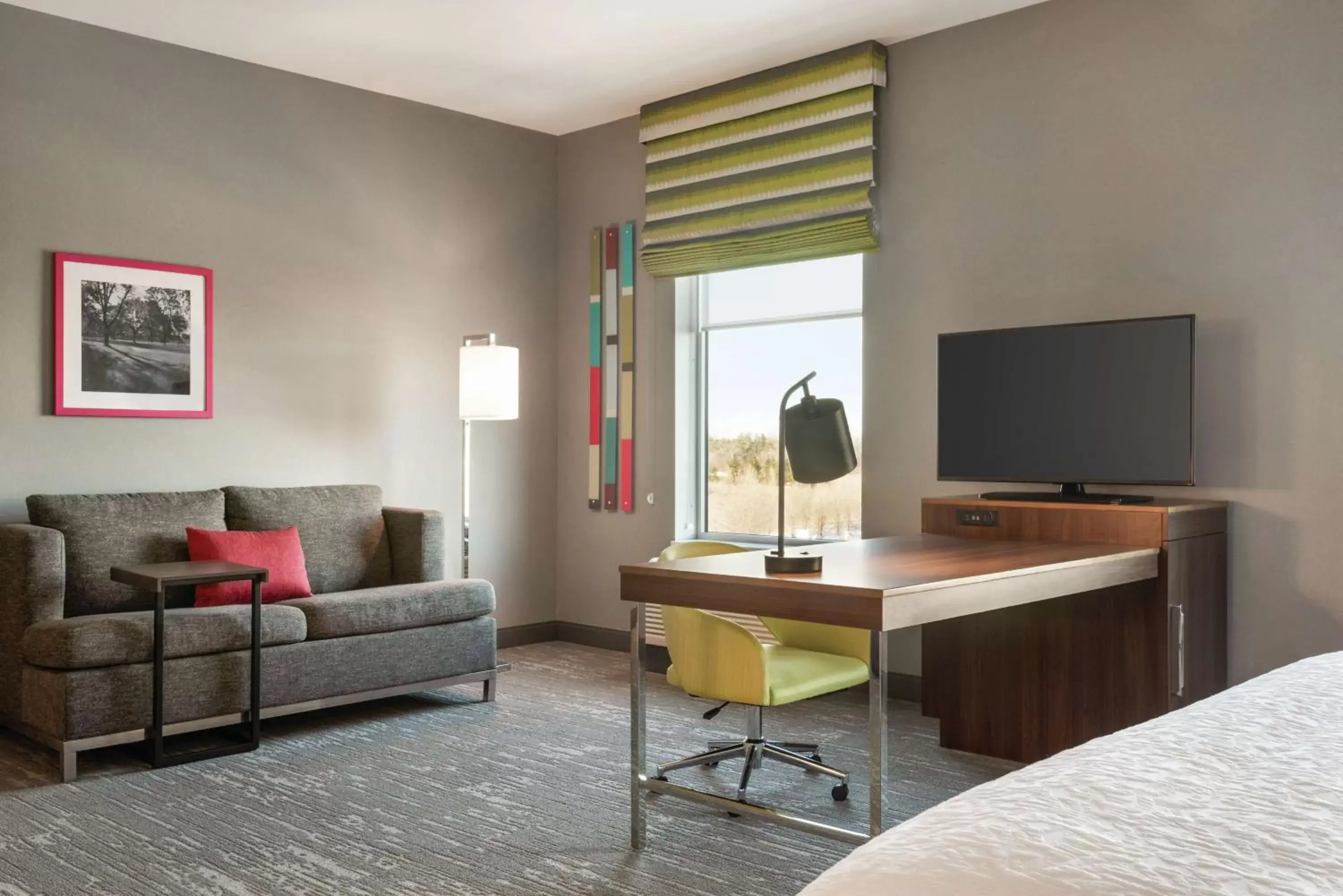 Bedroom, Seating Area in Hampton Inn Brooklyn Park