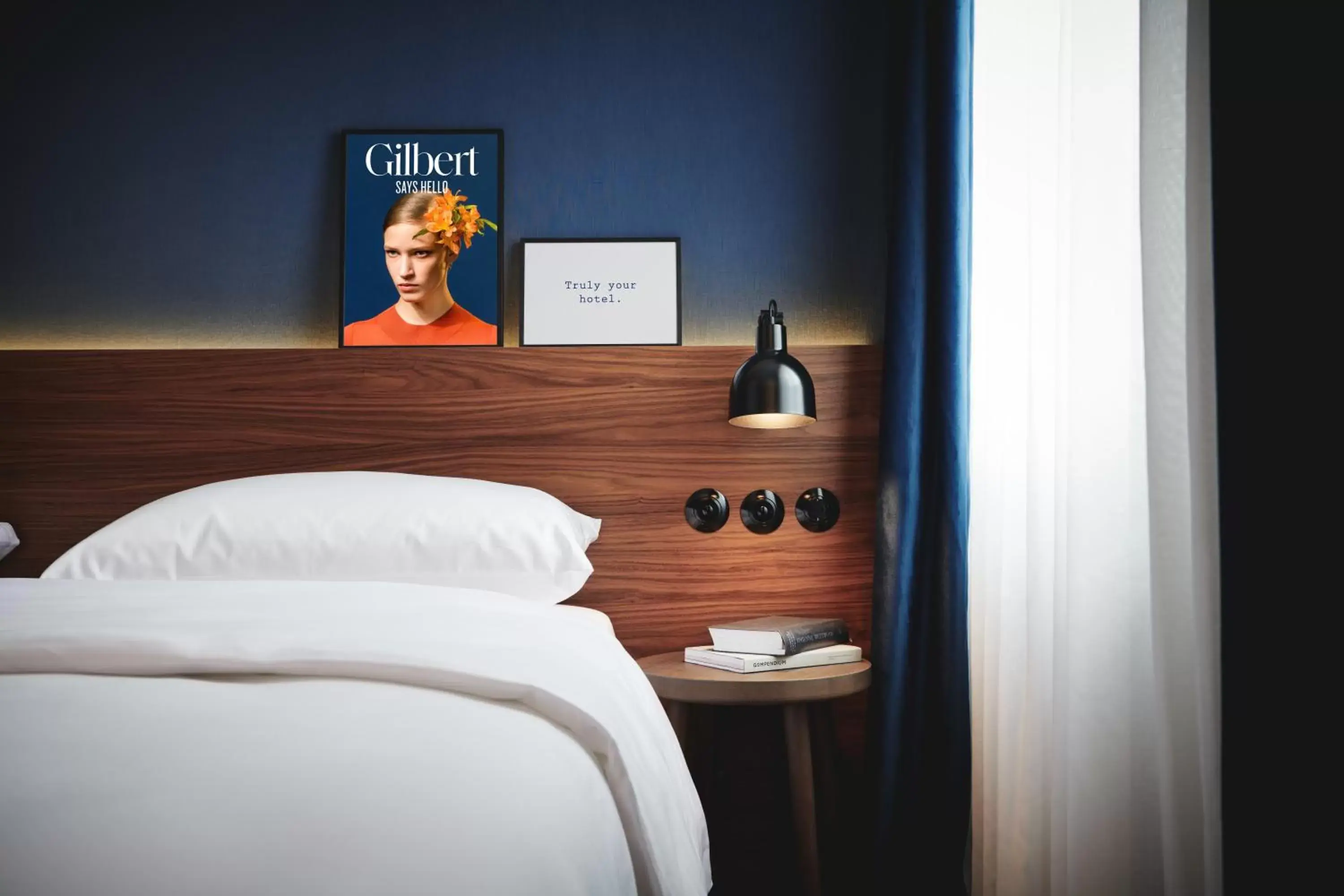 Bedroom, Bed in Hotel Gilbert
