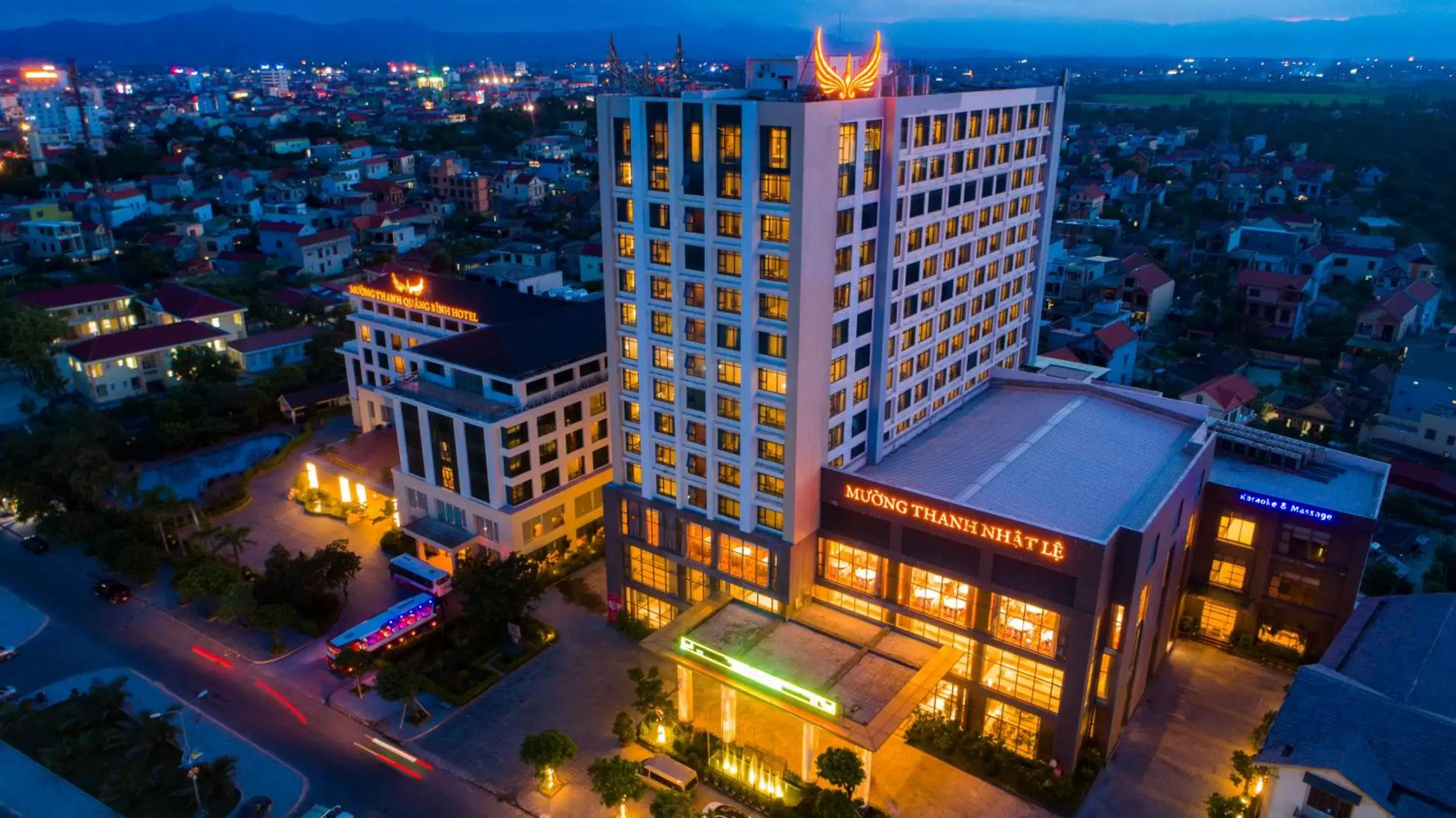 Property building, Bird's-eye View in Muong Thanh Luxury Nhat Le Hotel