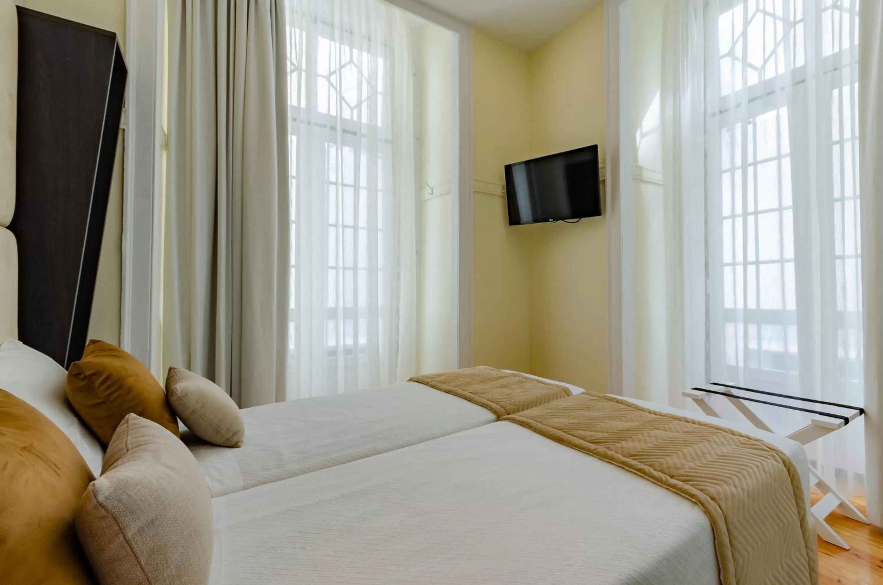 Bed in Hotel Duas Nações