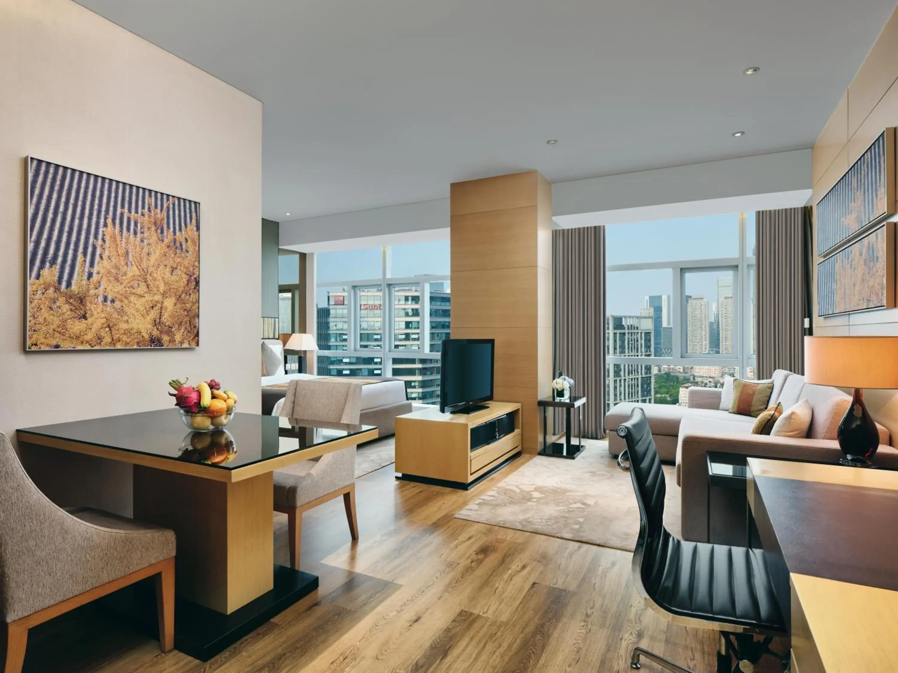 Photo of the whole room, Seating Area in Intercontinental Residences Chengdu City Center