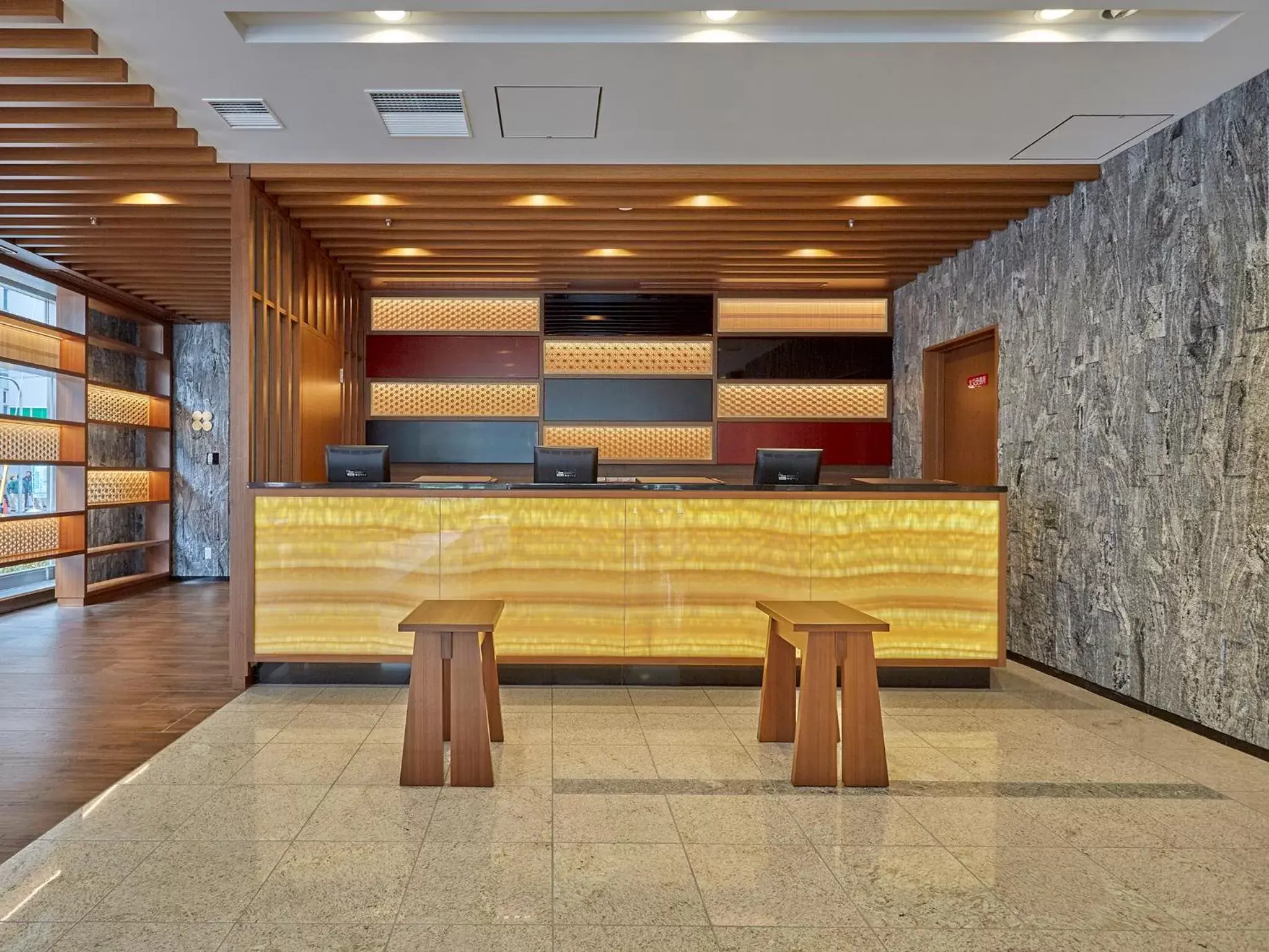 Lobby or reception in Hearton Hotel Shinsaibashi Nagahoridouri Lobby or reception in Hearton Hotel Shinsaibashi Nagahoridouri