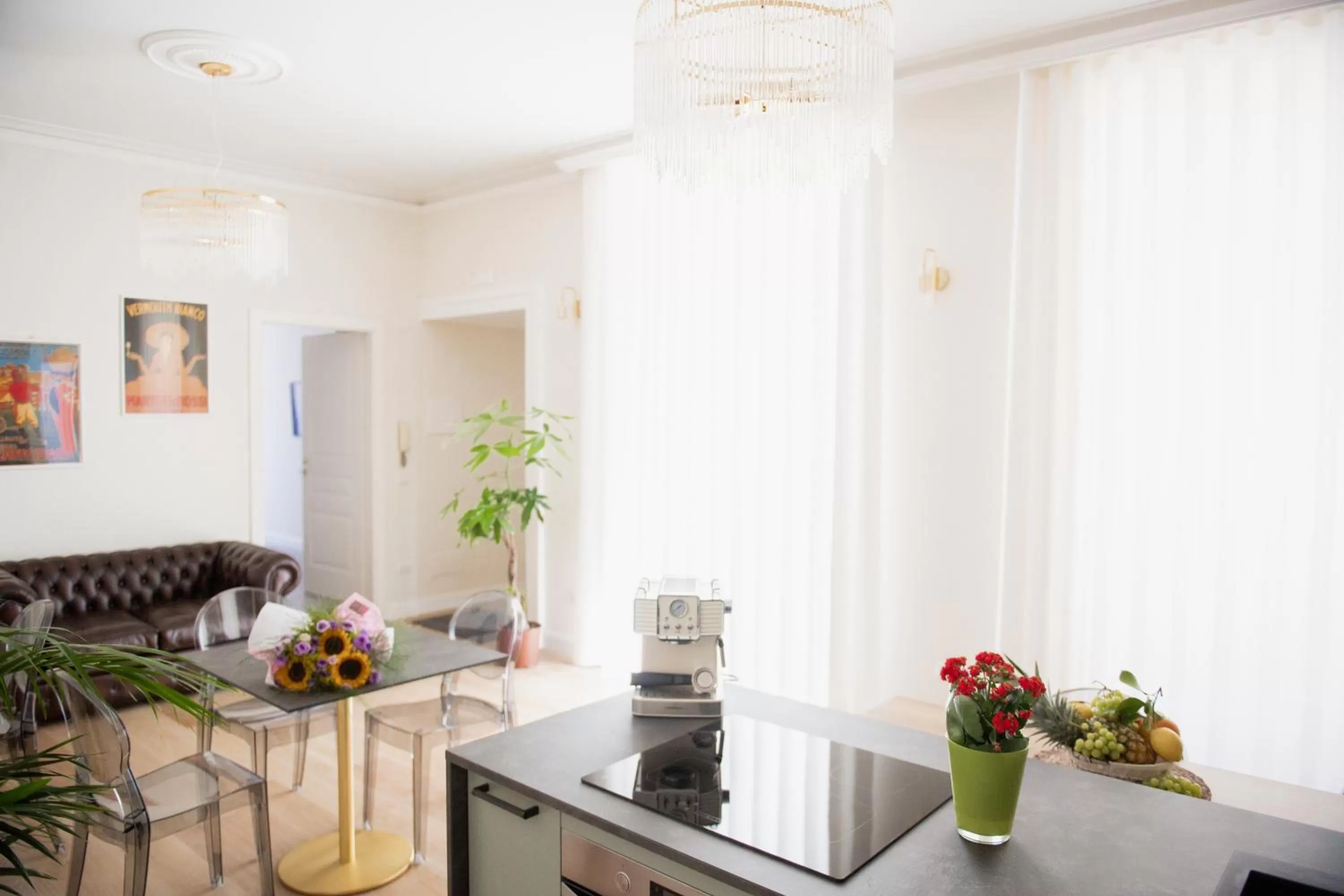 Living room, Kitchen/Kitchenette in Novecento