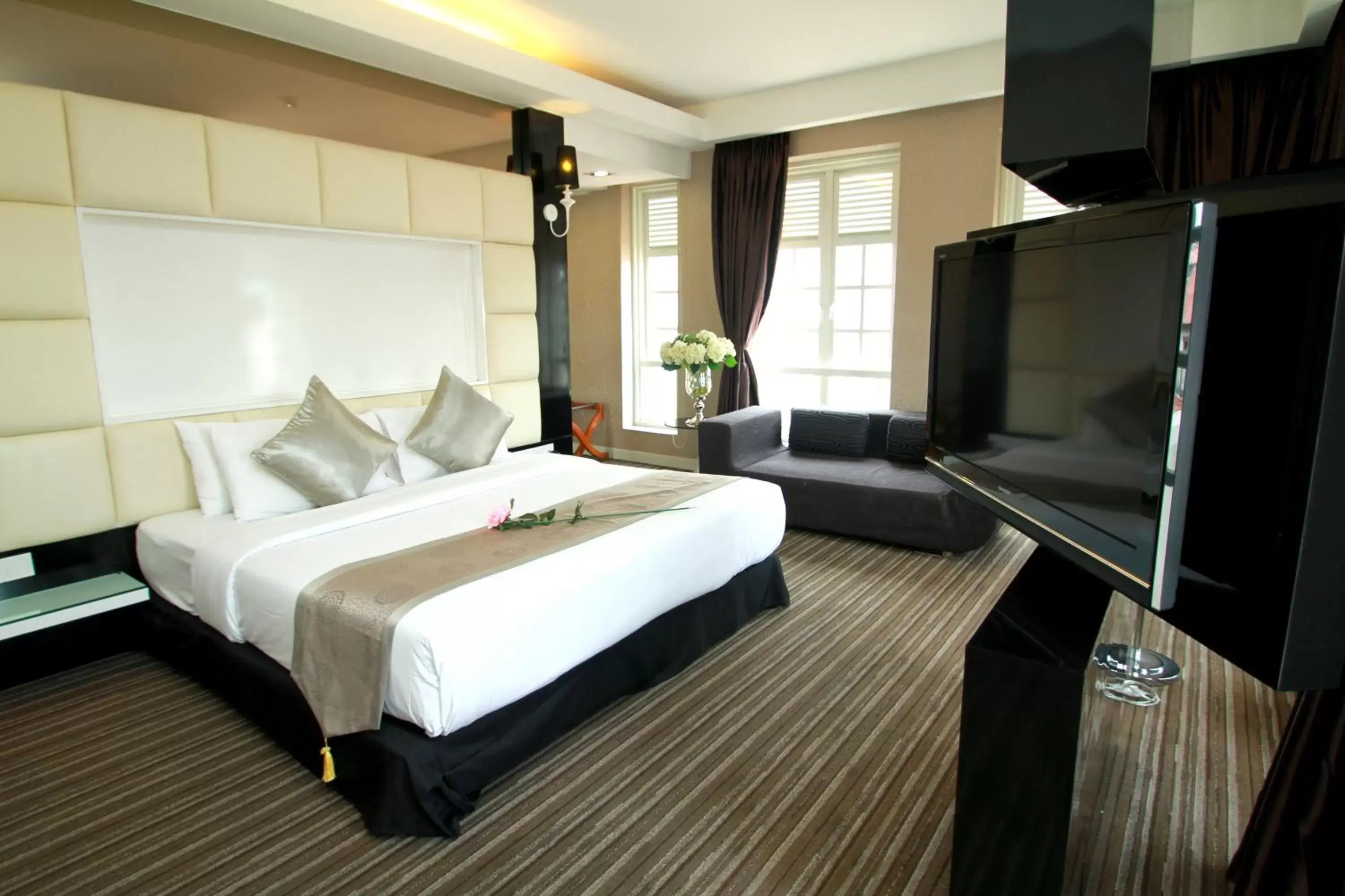 Bed in The Sterling Boutique Hotel Melaka