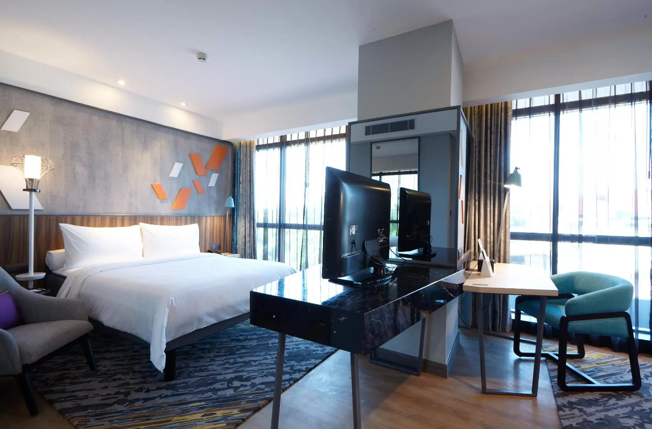 Photo of the whole room in ibis Styles Medan Pattimura