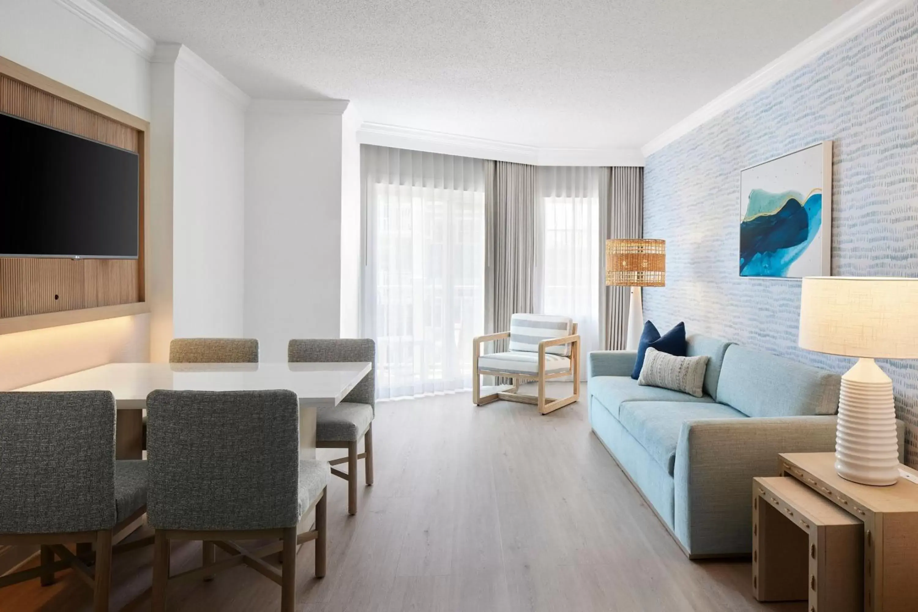 Living room, Seating Area in Bethany Beach Ocean Suites Residence Inn by Marriott