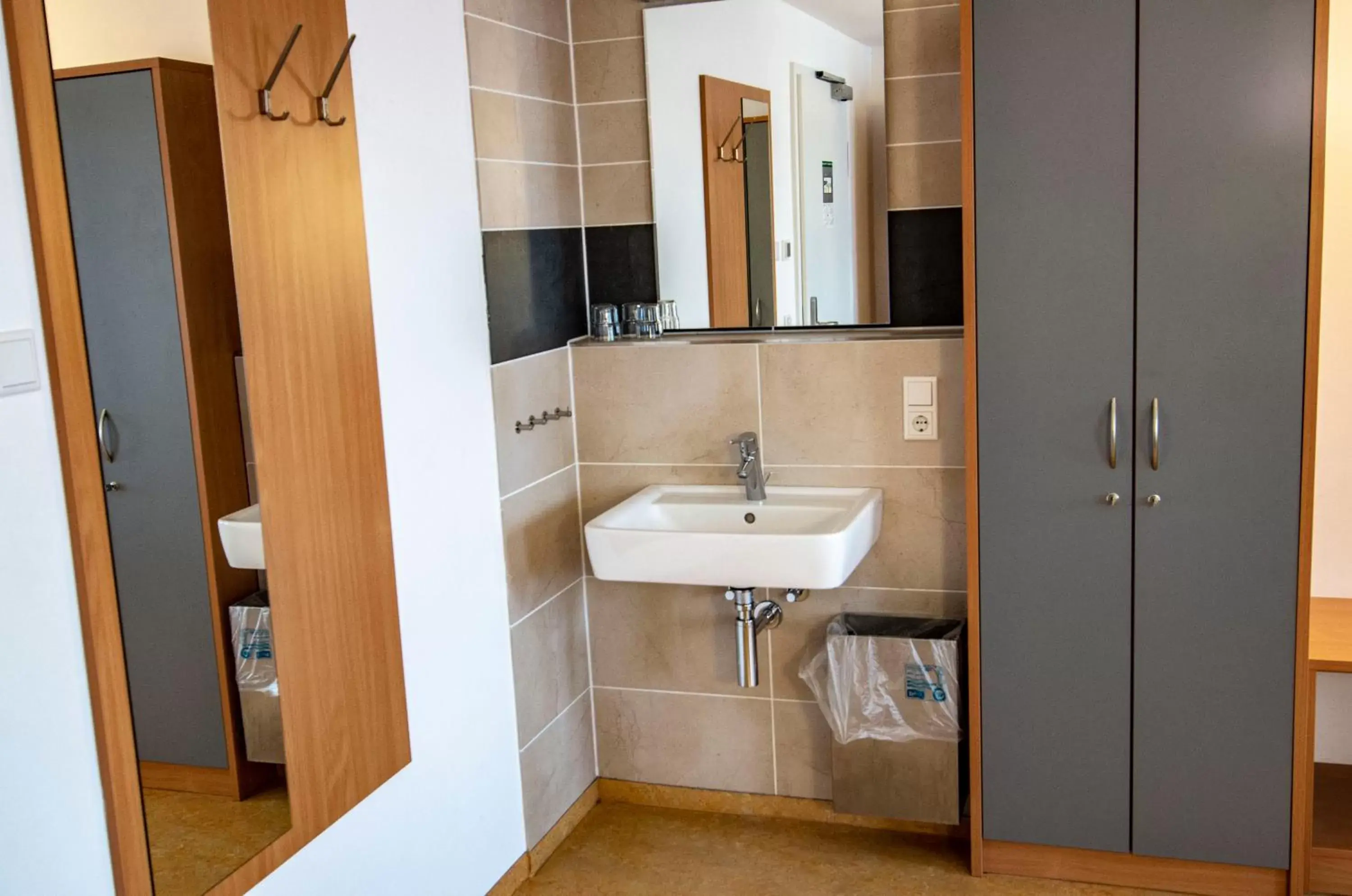 Decorative detail, Bathroom in Ausbildungshotel St. Theresia