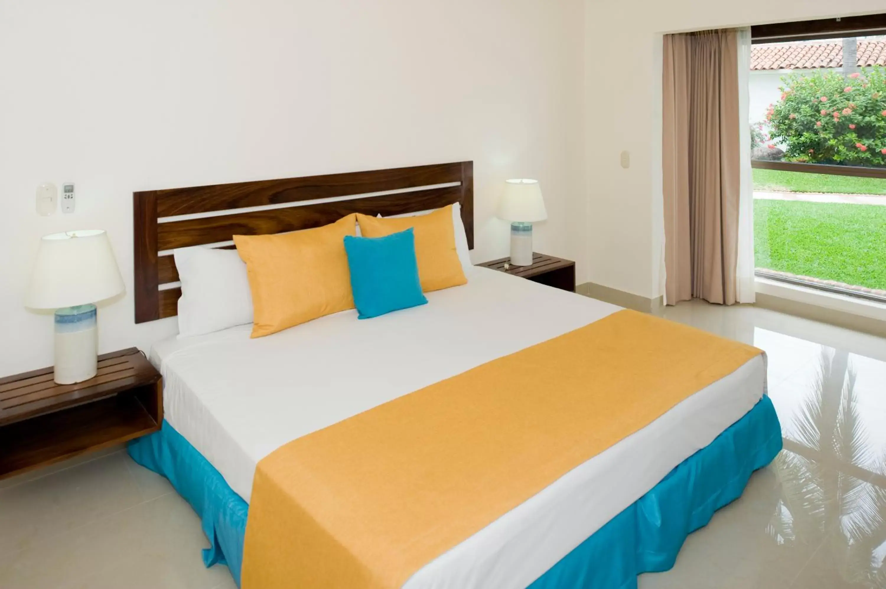 Bed in Vamar Vallarta Marina & Beach Resort