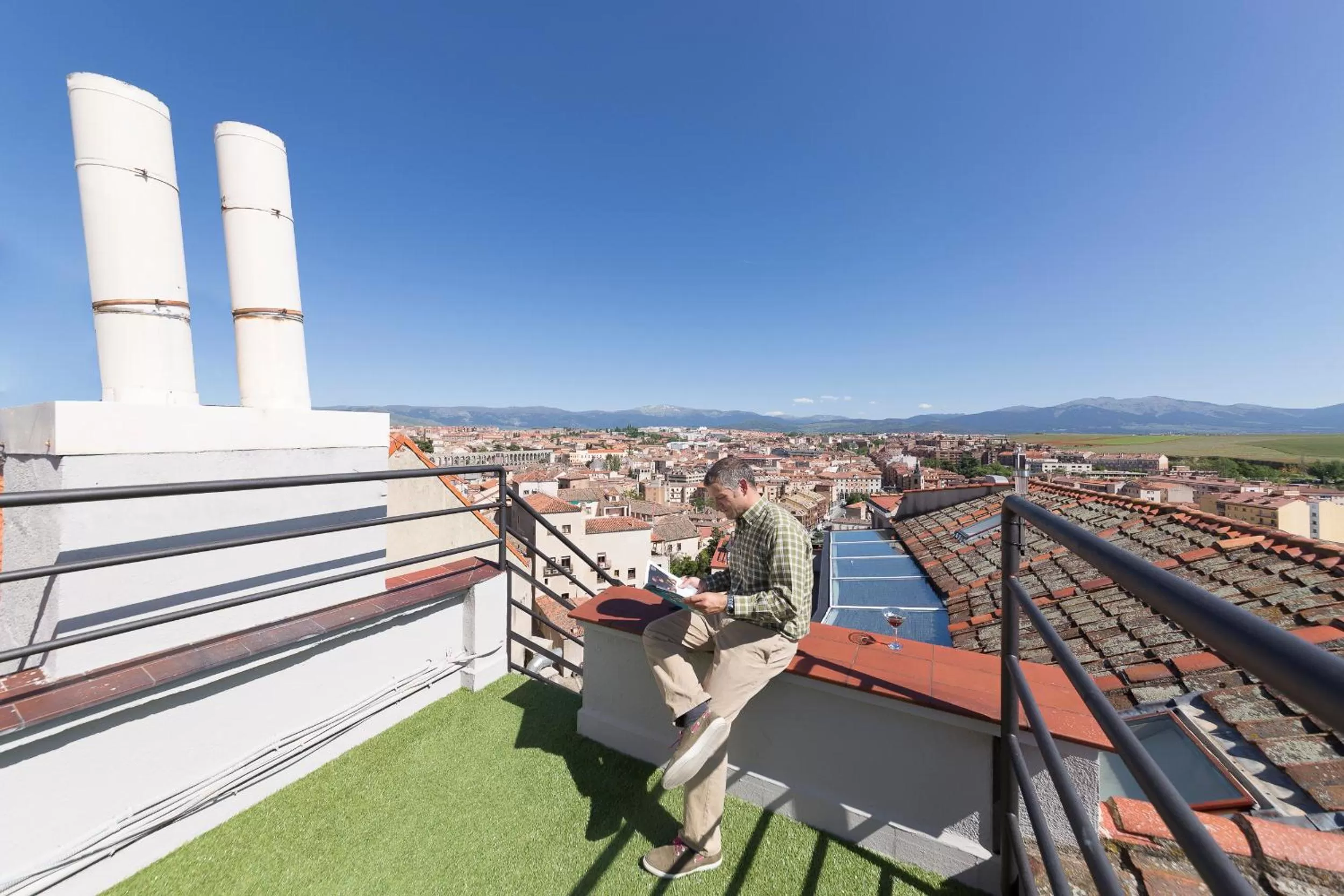 Balcony/Terrace in Hotel Real Segovia by Recordis Hotels