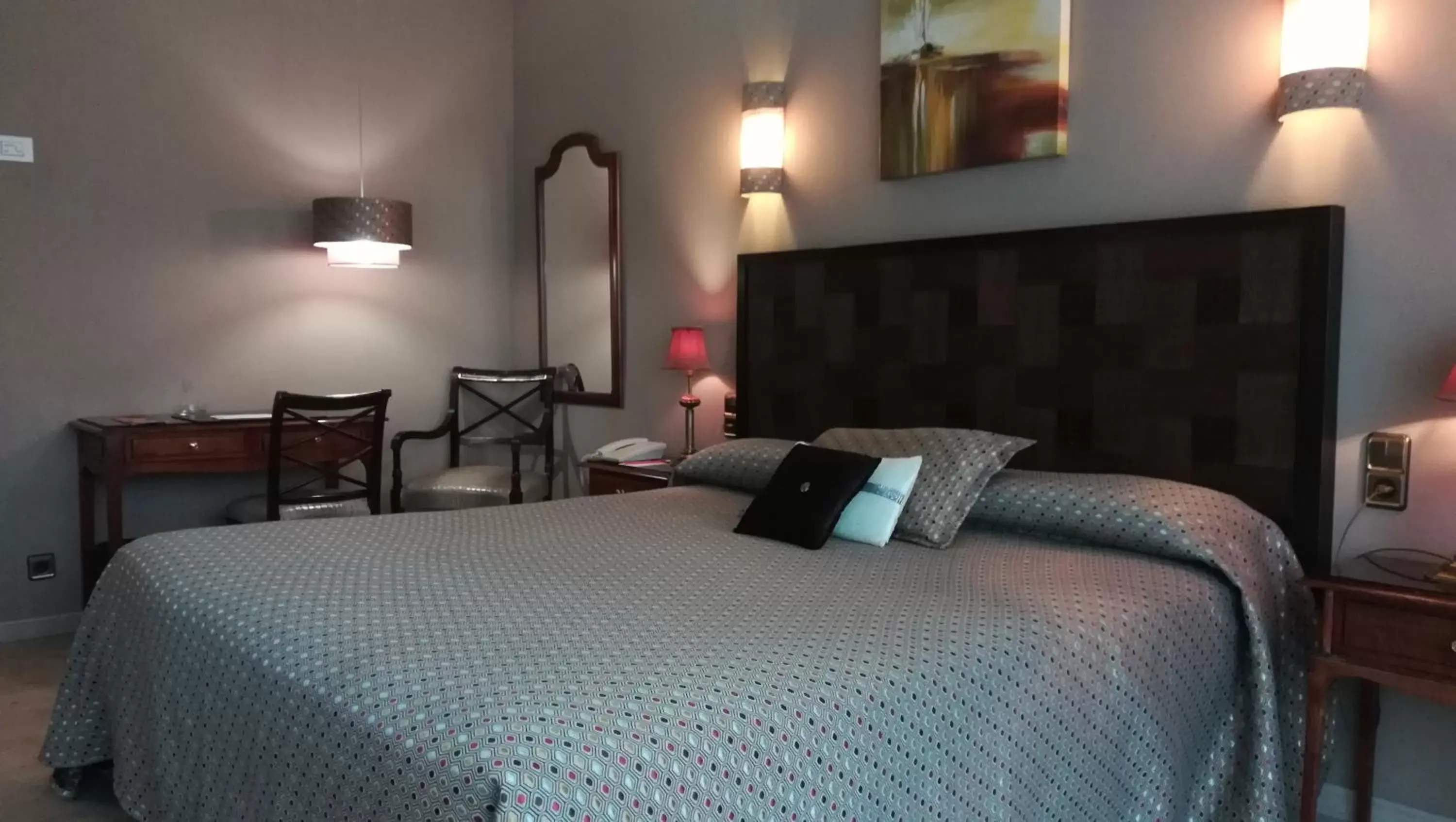 Bed in Hotel Ciudad de Vigo
