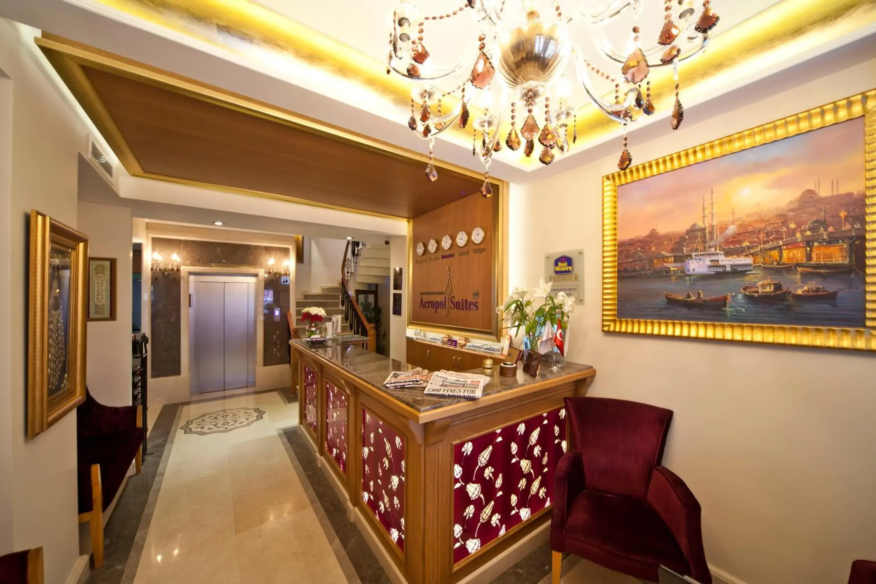 Lobby or reception, Lobby/Reception in GLK PREMIER Acropol Suites & Spa