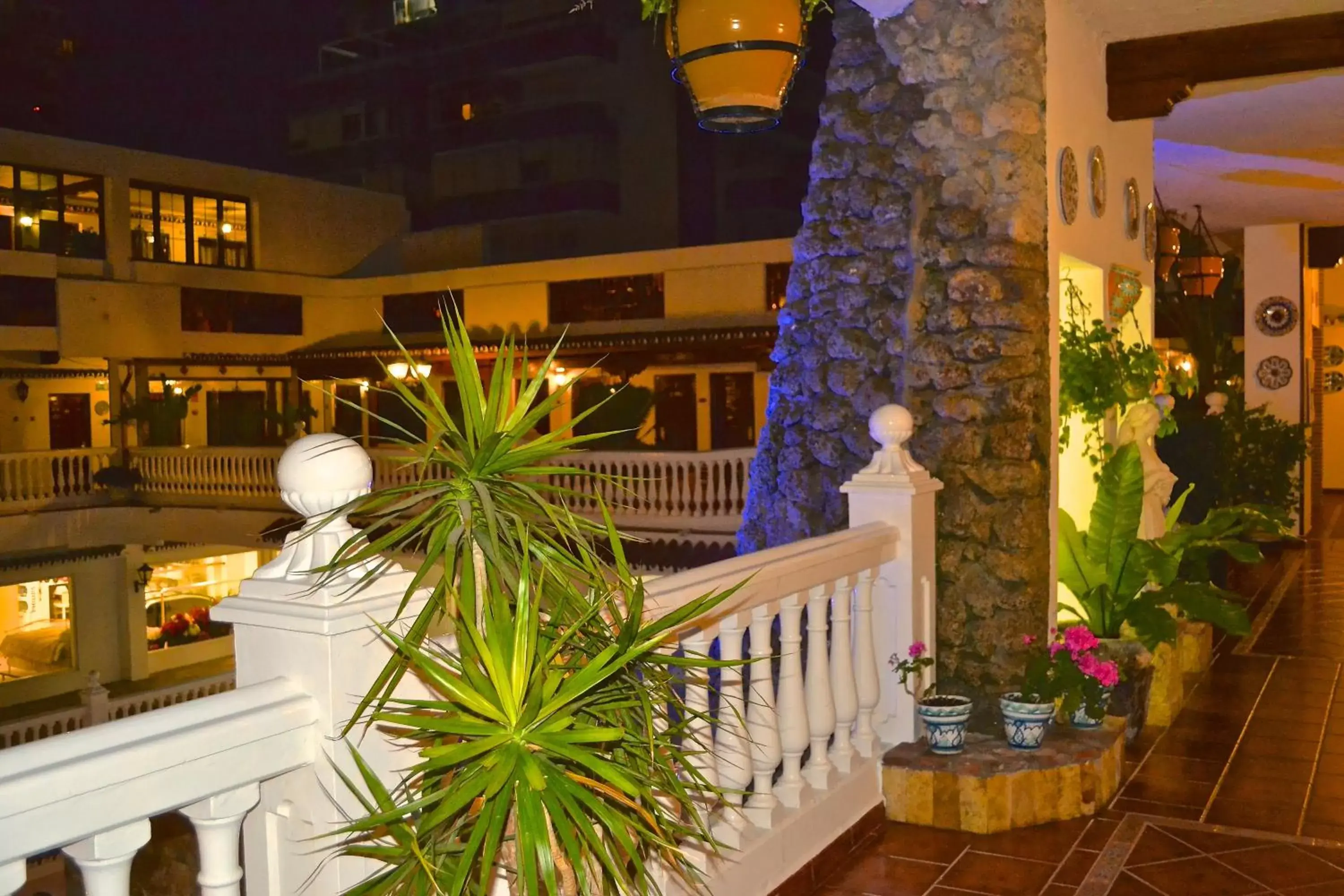 Patio in Hotel Las Rampas