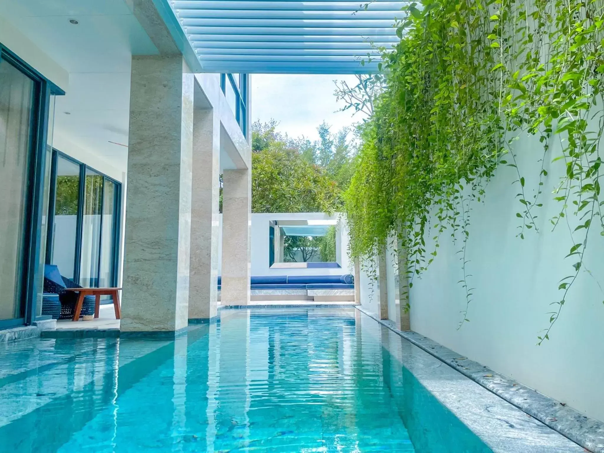 Balcony/Terrace, Swimming Pool in Baba Beach Club Hua Hin Luxury Pool Villa by Sri panwa