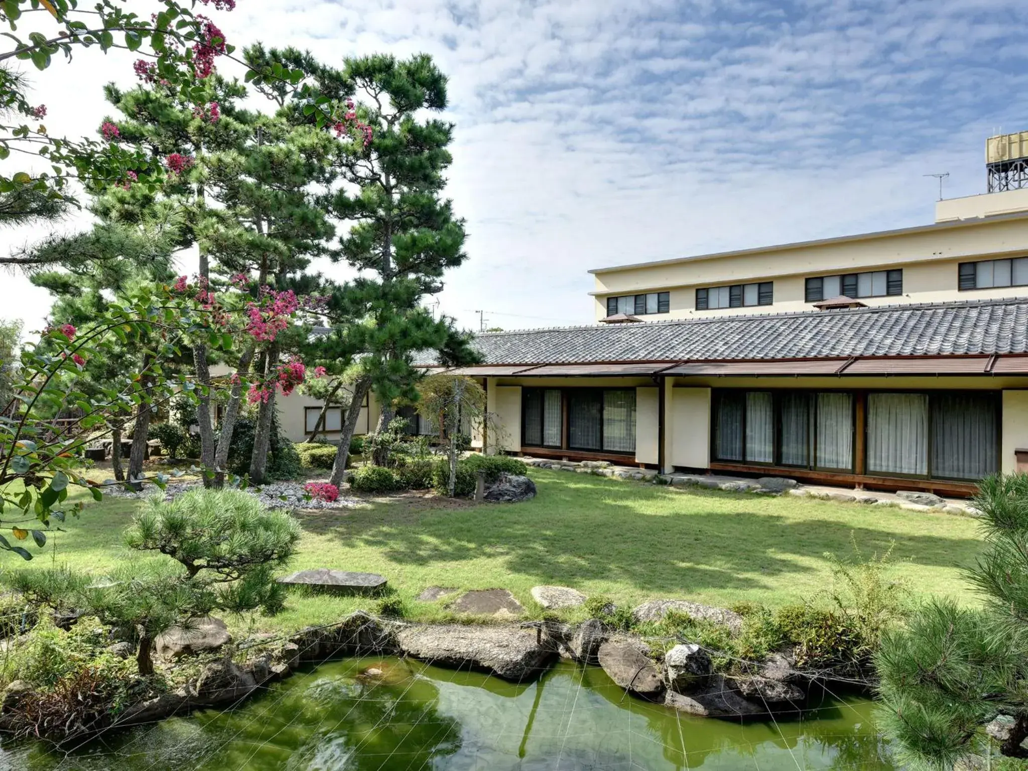 Garden, Property Building in Hotel Hagoromo