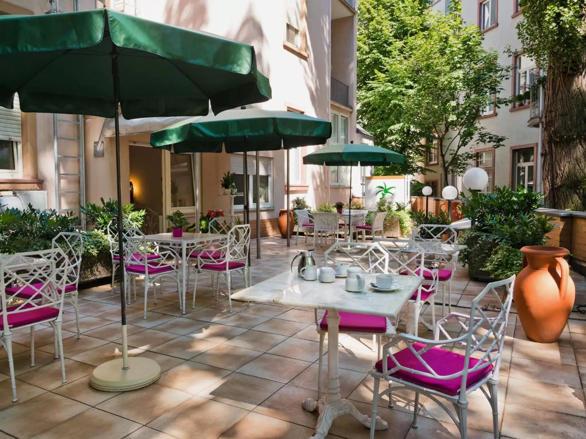 Balcony/Terrace, Restaurant/Places to Eat in Hotel Palmenhof