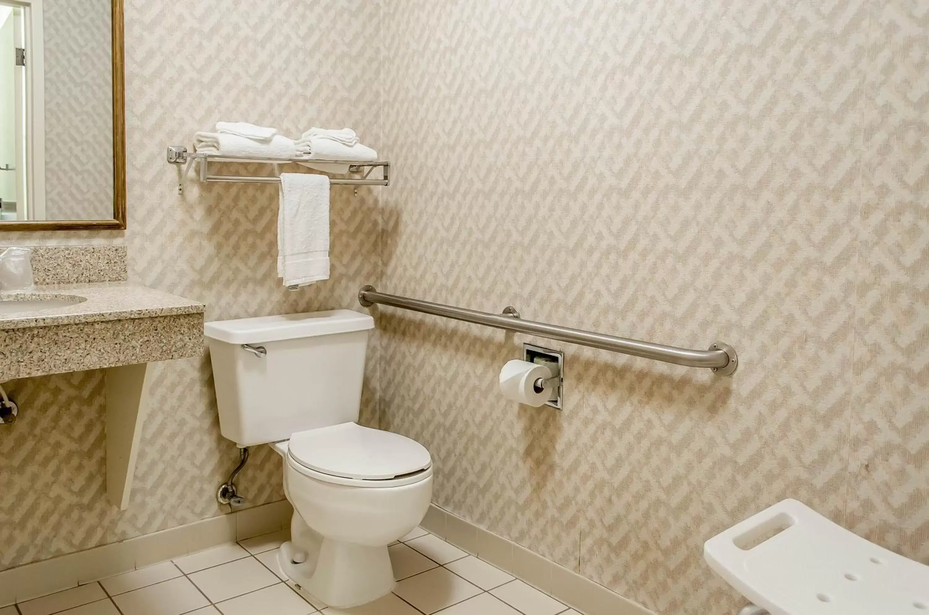 Bathroom in Quality Inn Gettysburg Battlefield