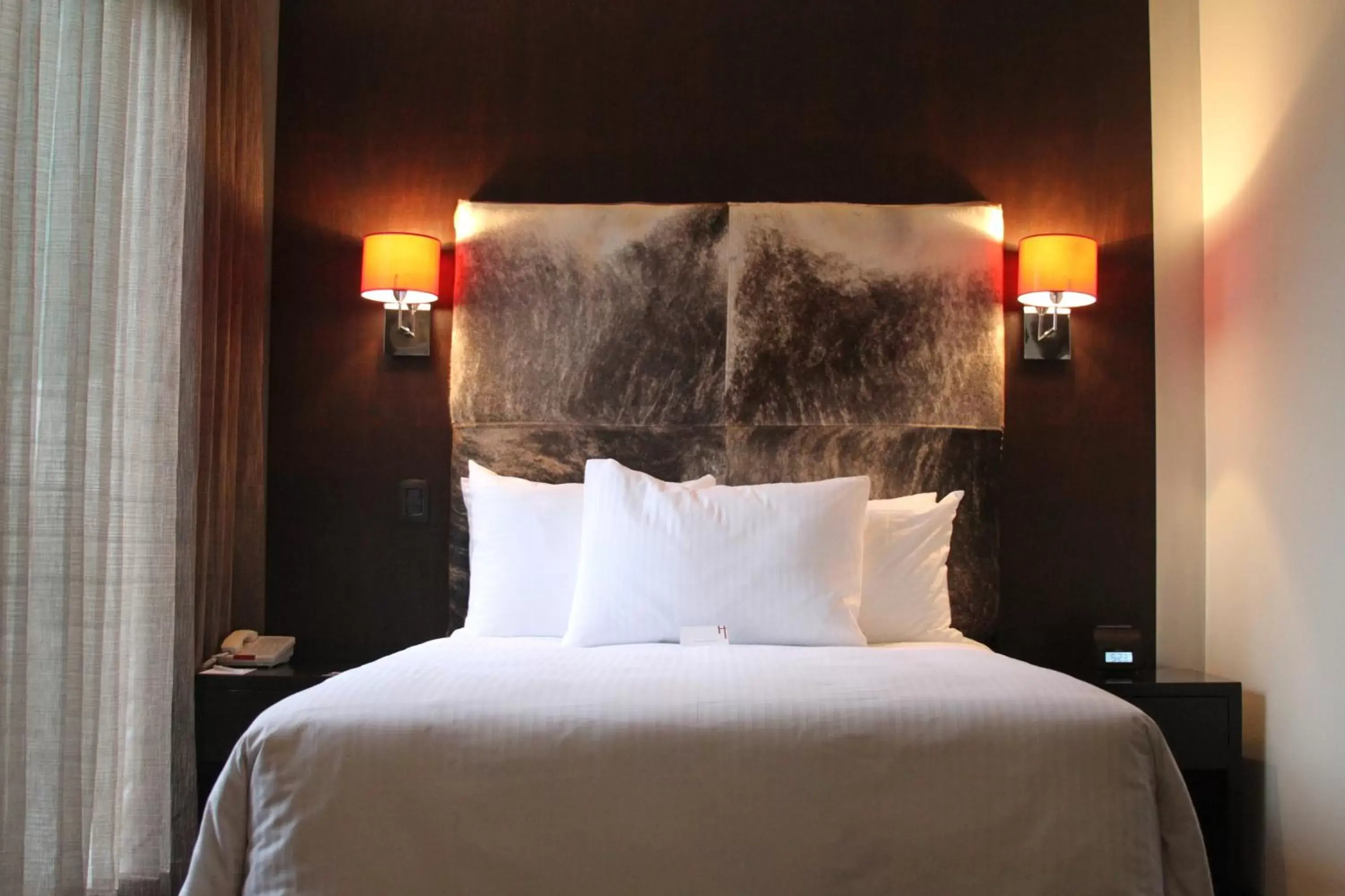 Bed in La Inmaculada Hotel