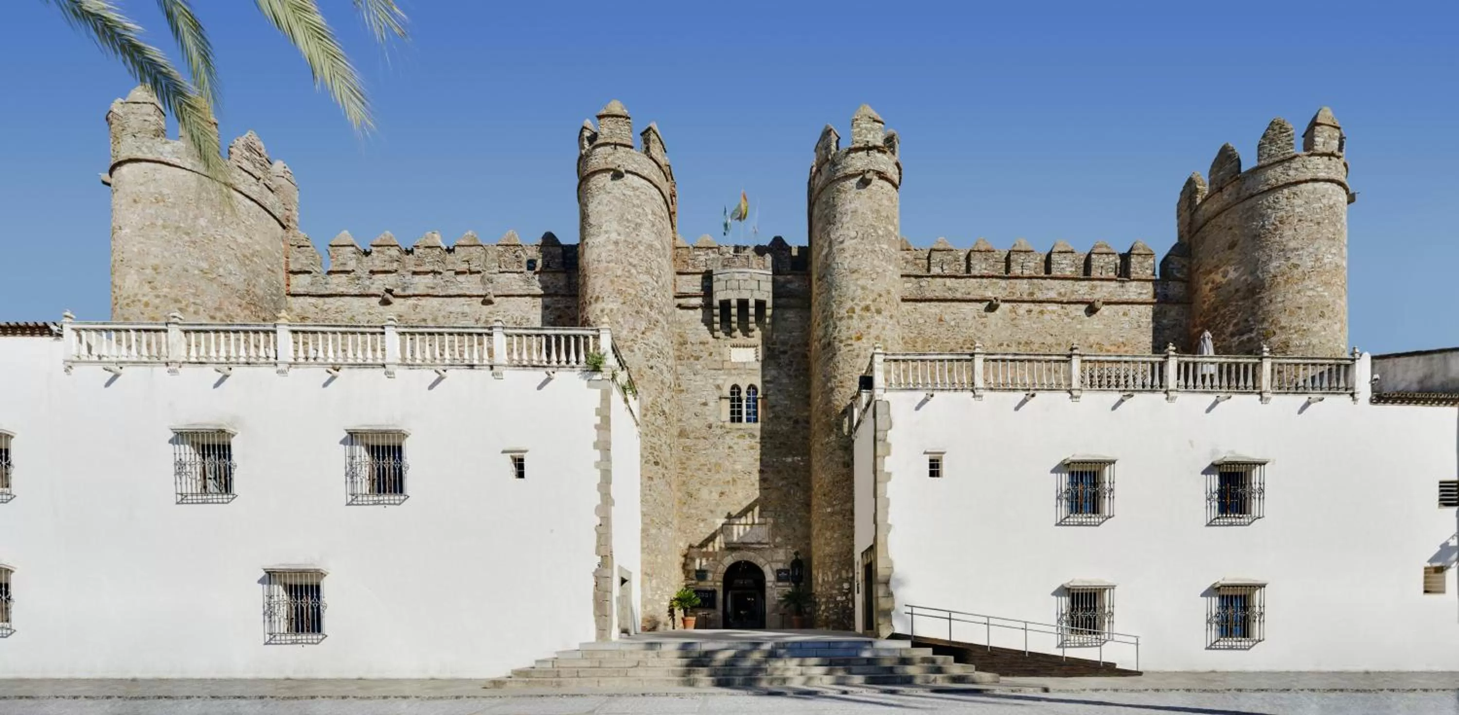 Facade/entrance in Parador de Zafra
