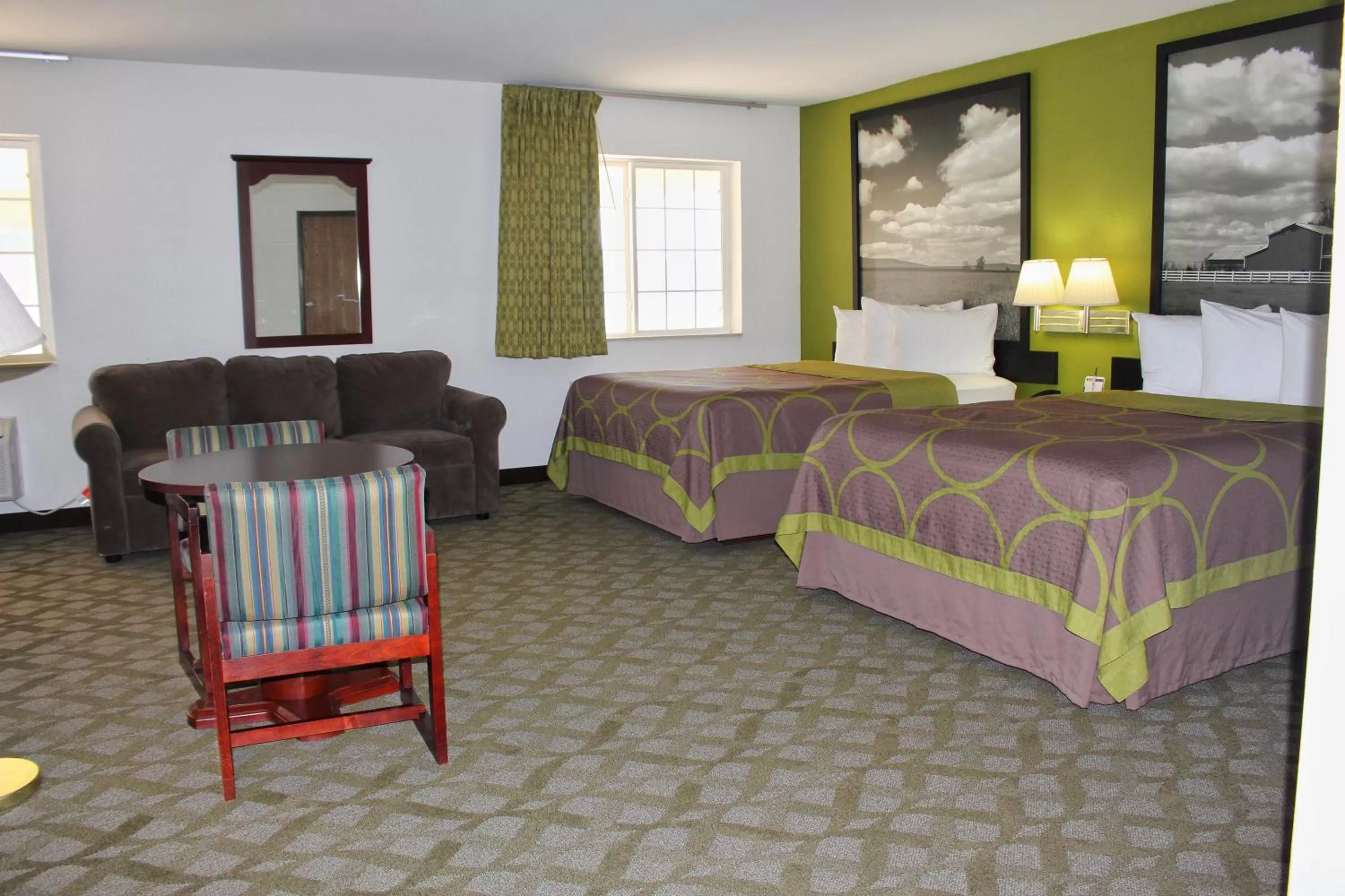 Bed in Super 8 by Wyndham De Soto