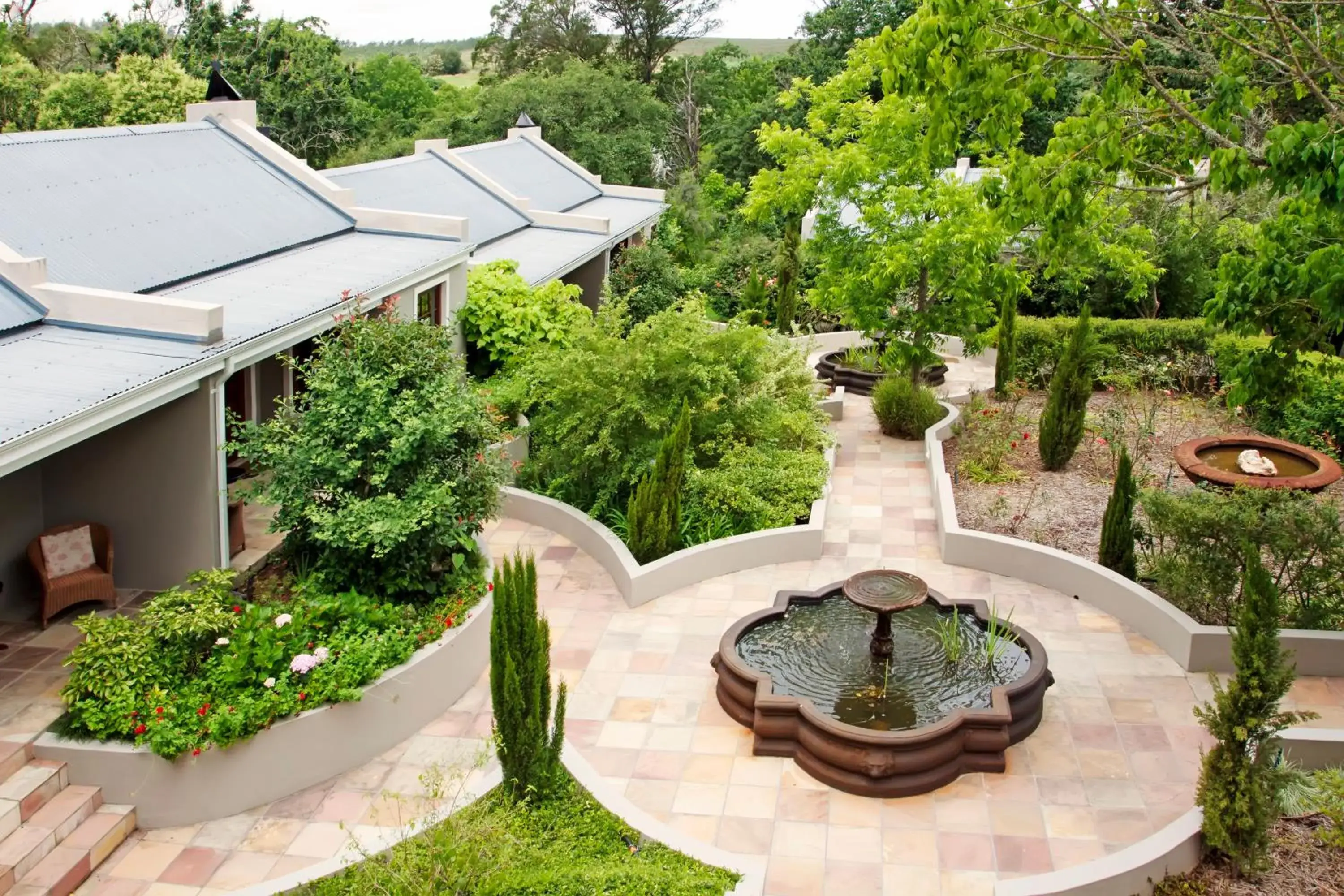 Patio in Schoone Oordt Country House