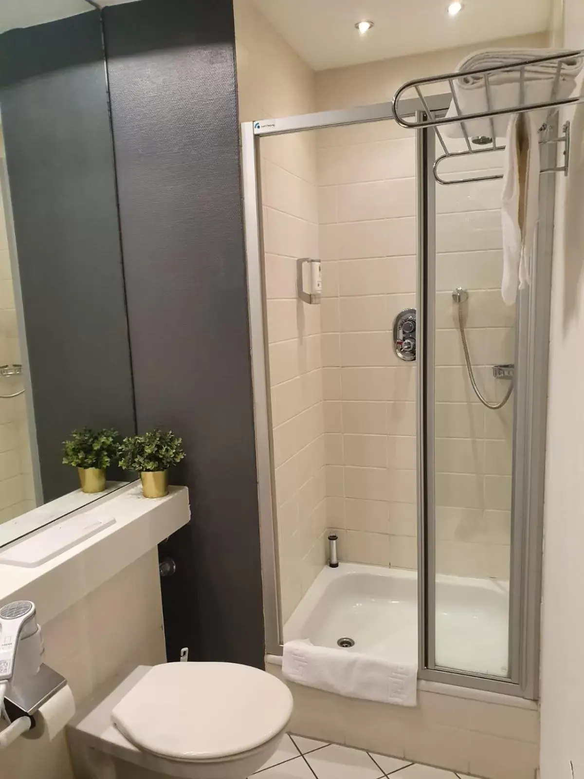 Shower, Bathroom in Hotel Milin