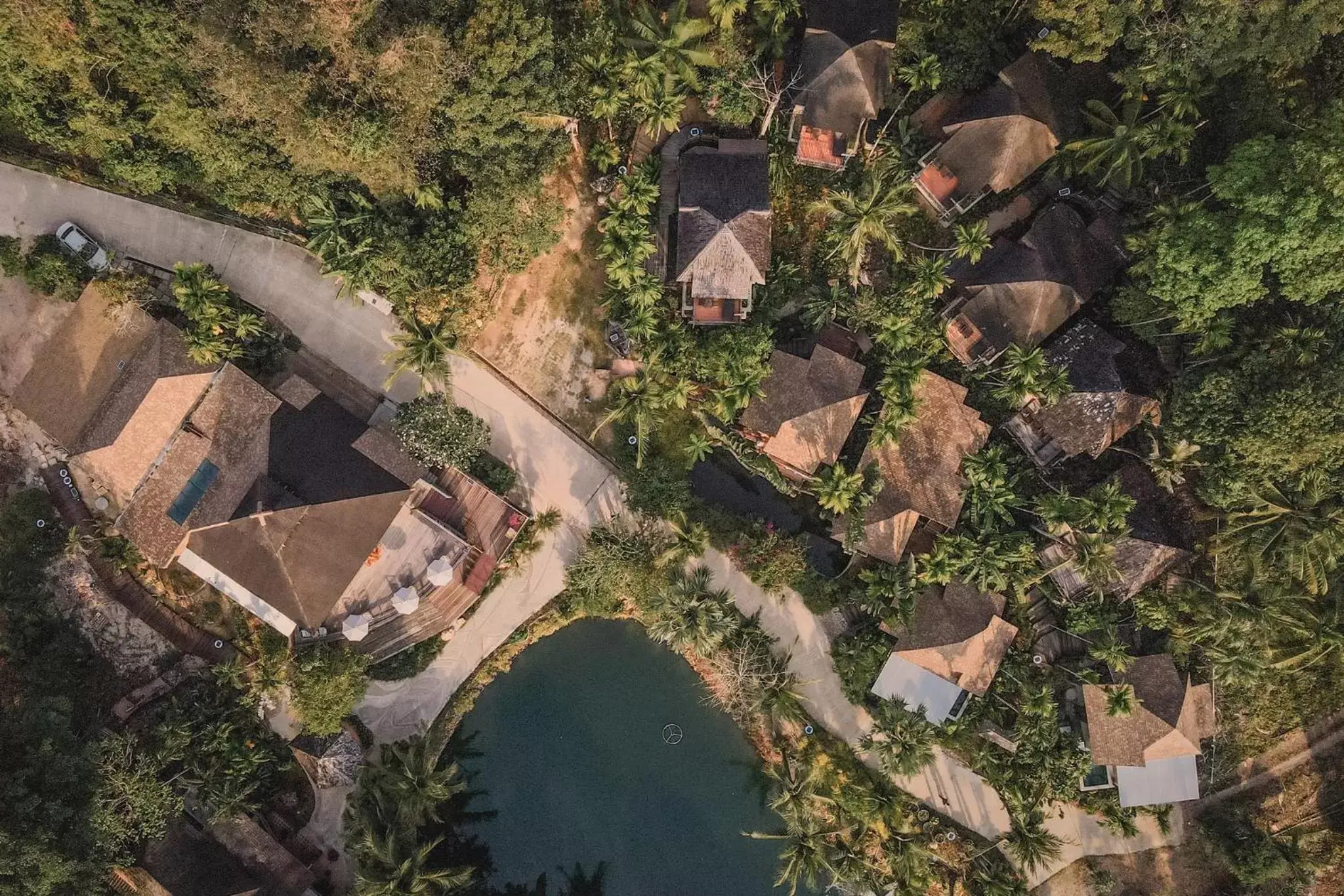 Property building, Bird's-eye View in The Spa Koh Chang Resort