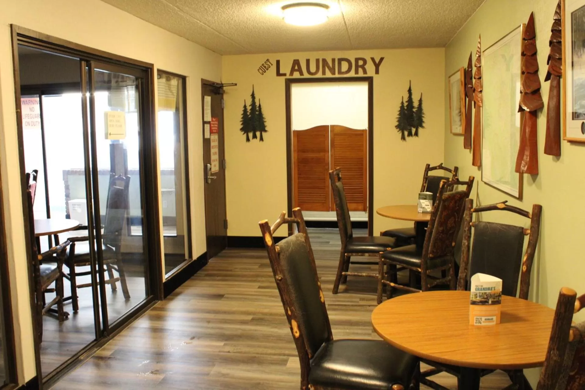 Seating area in Aero Inn