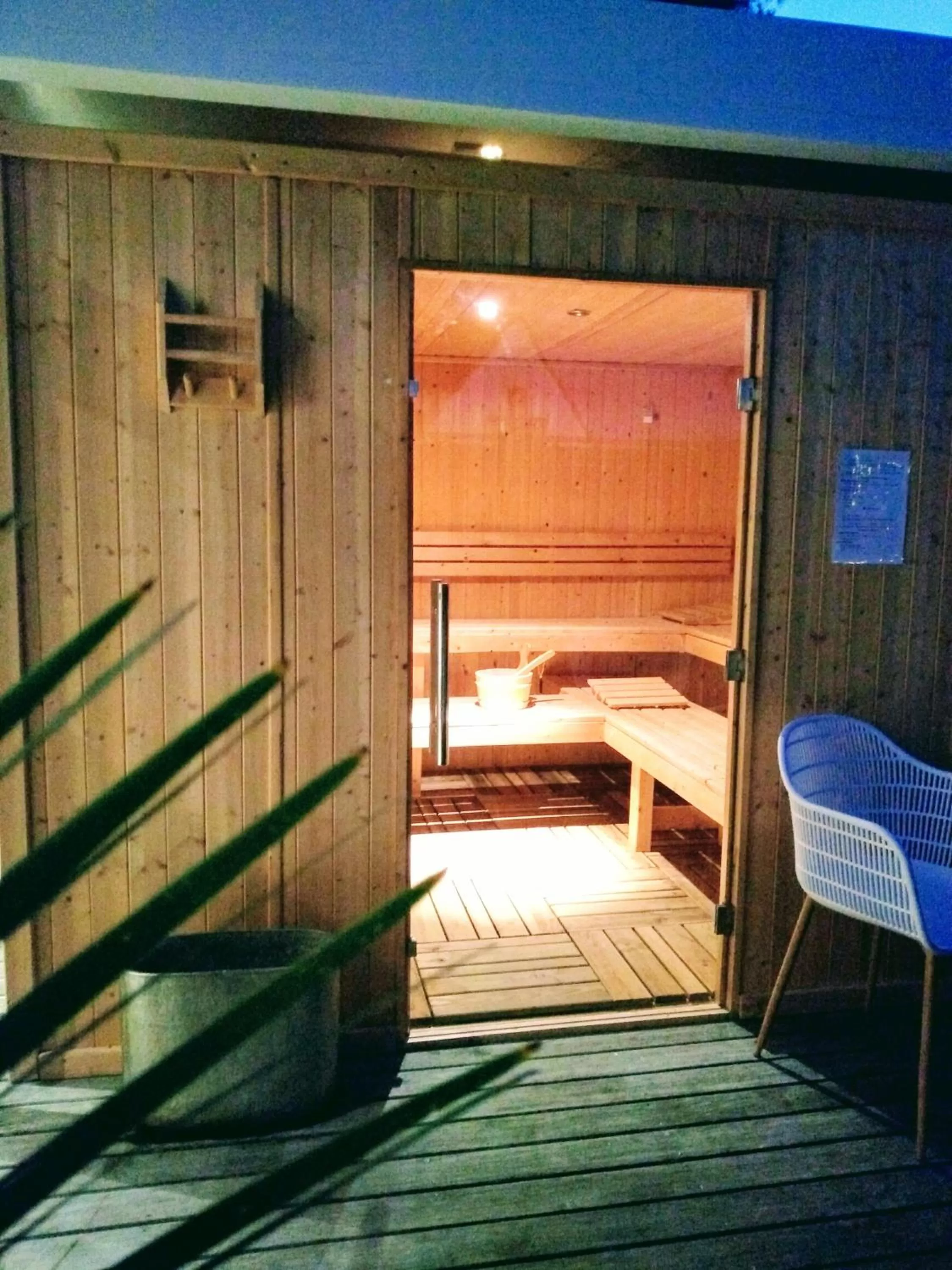 Sauna in Le Diana Hôtel & Spa