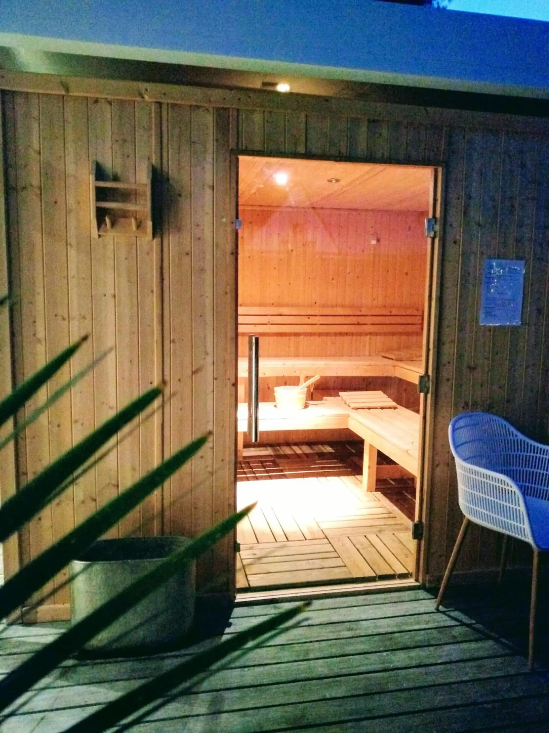 Sauna in Le Diana Hôtel & Spa NUXE