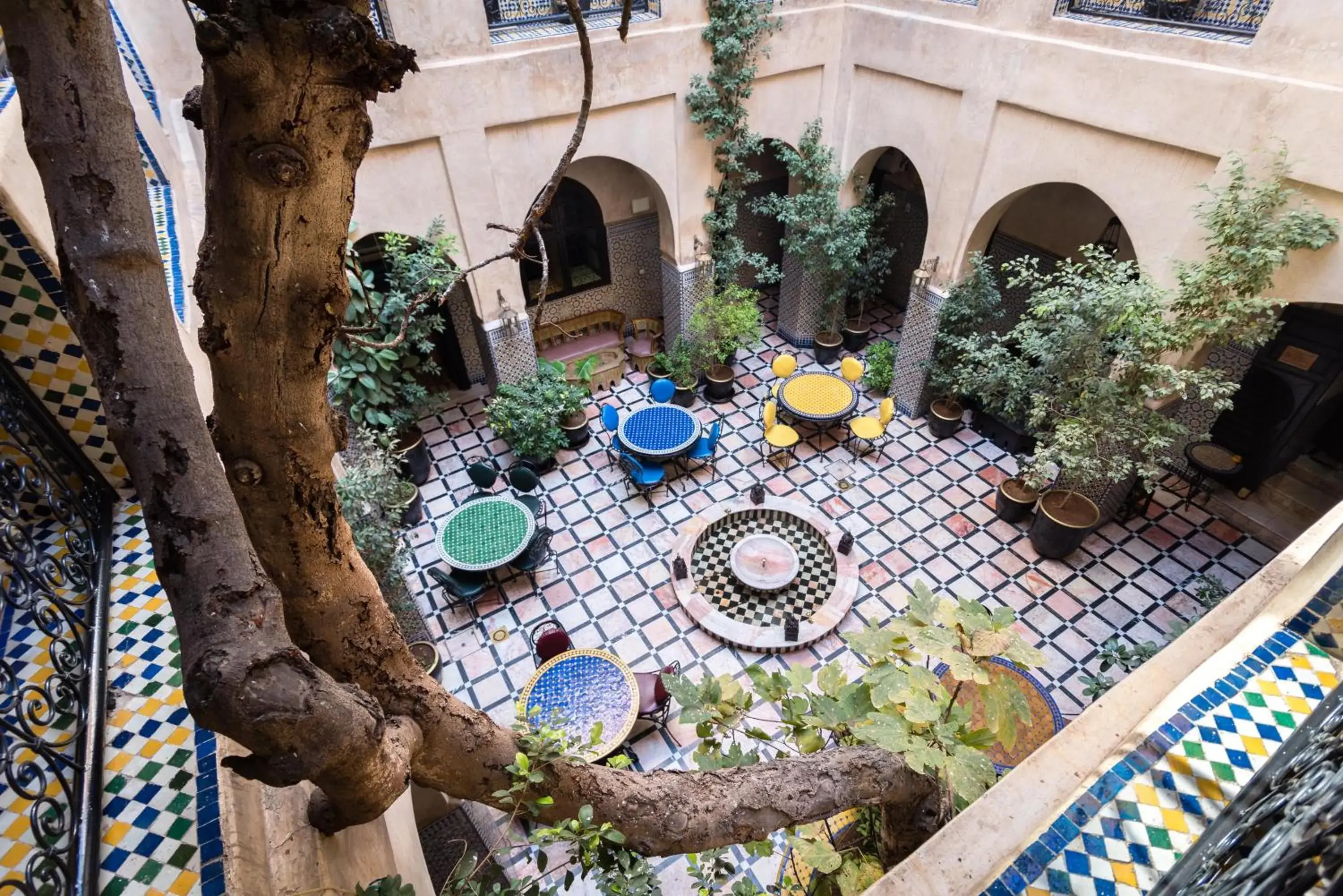 Patio in Riad Omar