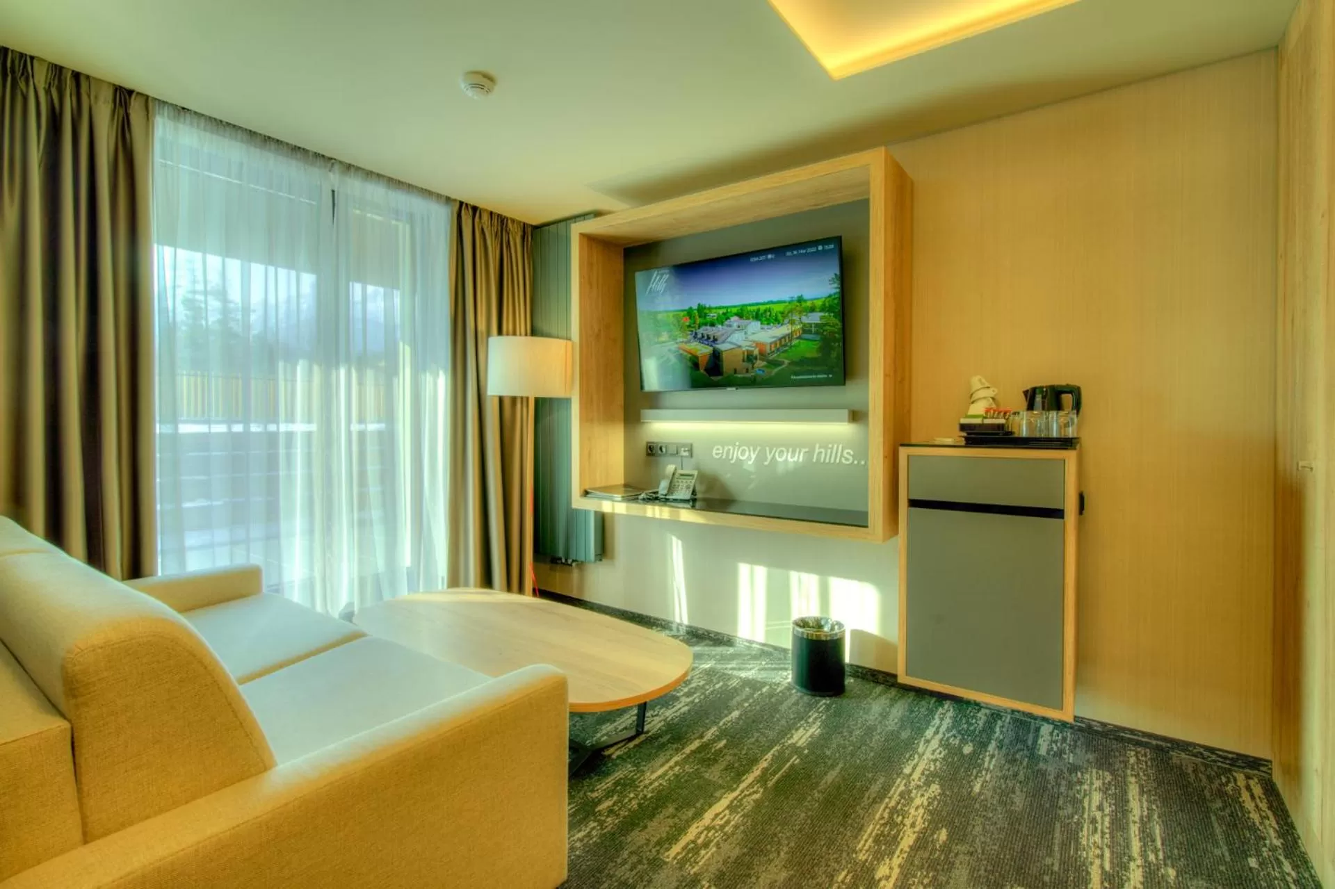 Seating area in Hotel Hills