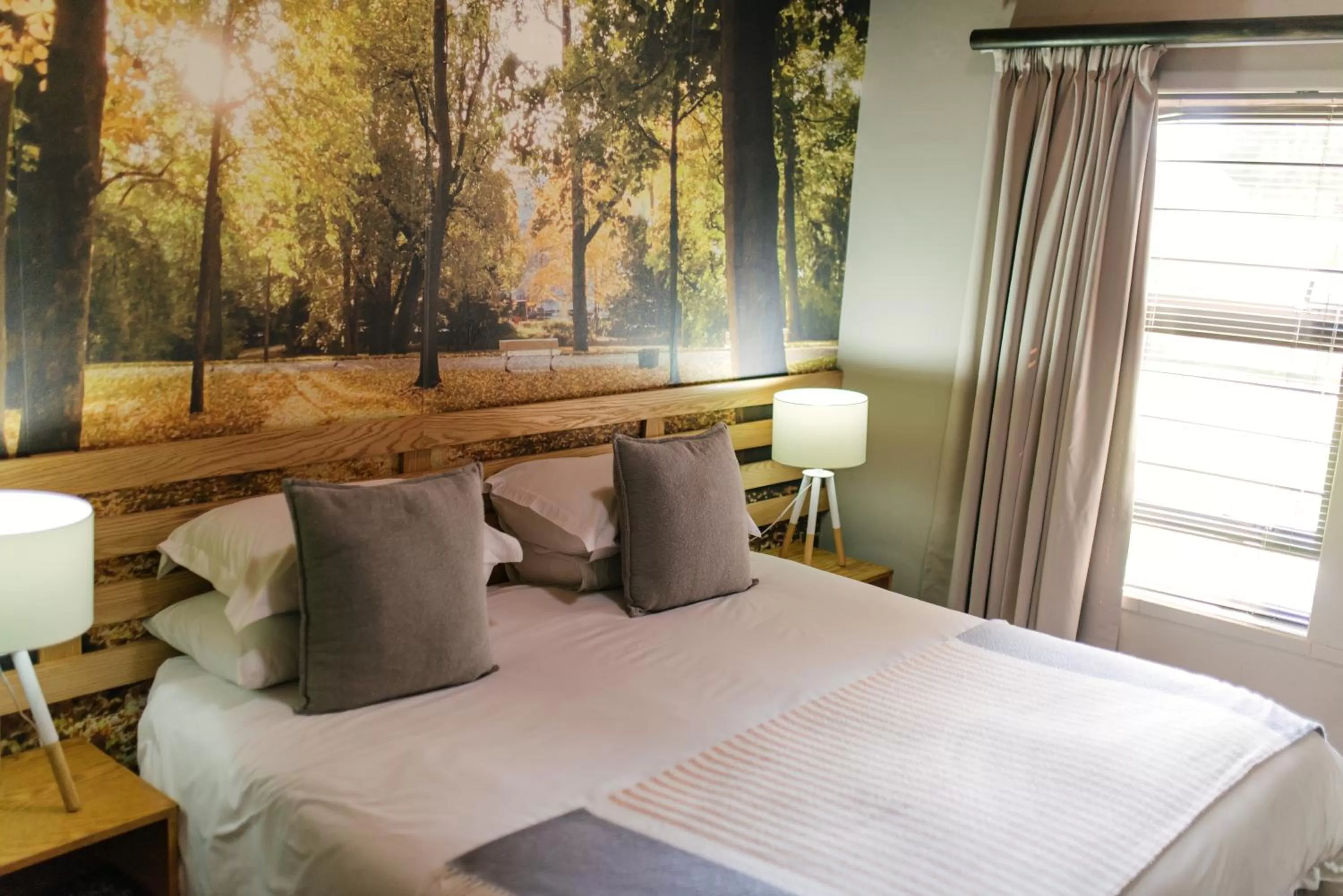 Bed in Agapé Boutique Guesthouse Bothaville