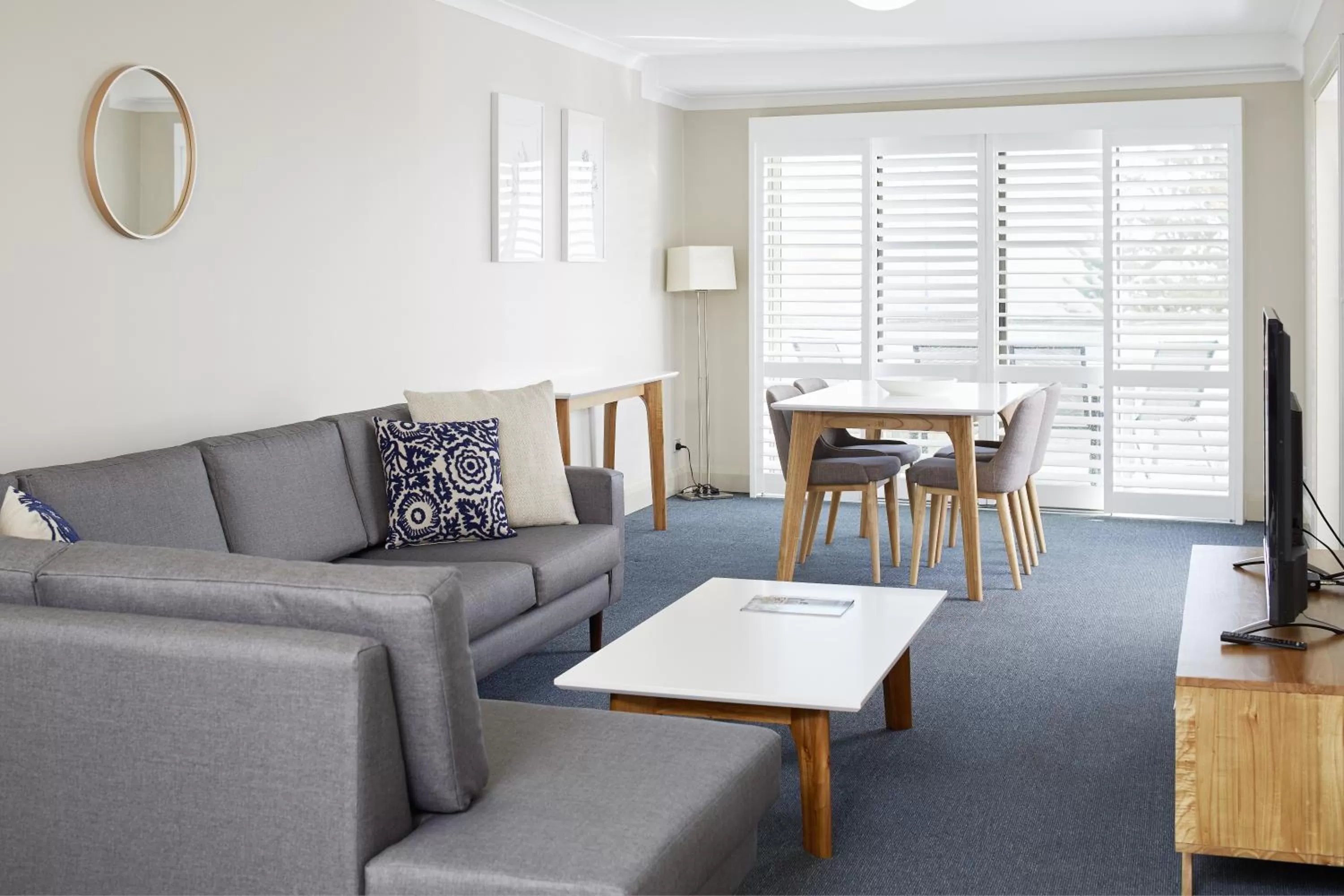 Living room in Seashells Scarborough