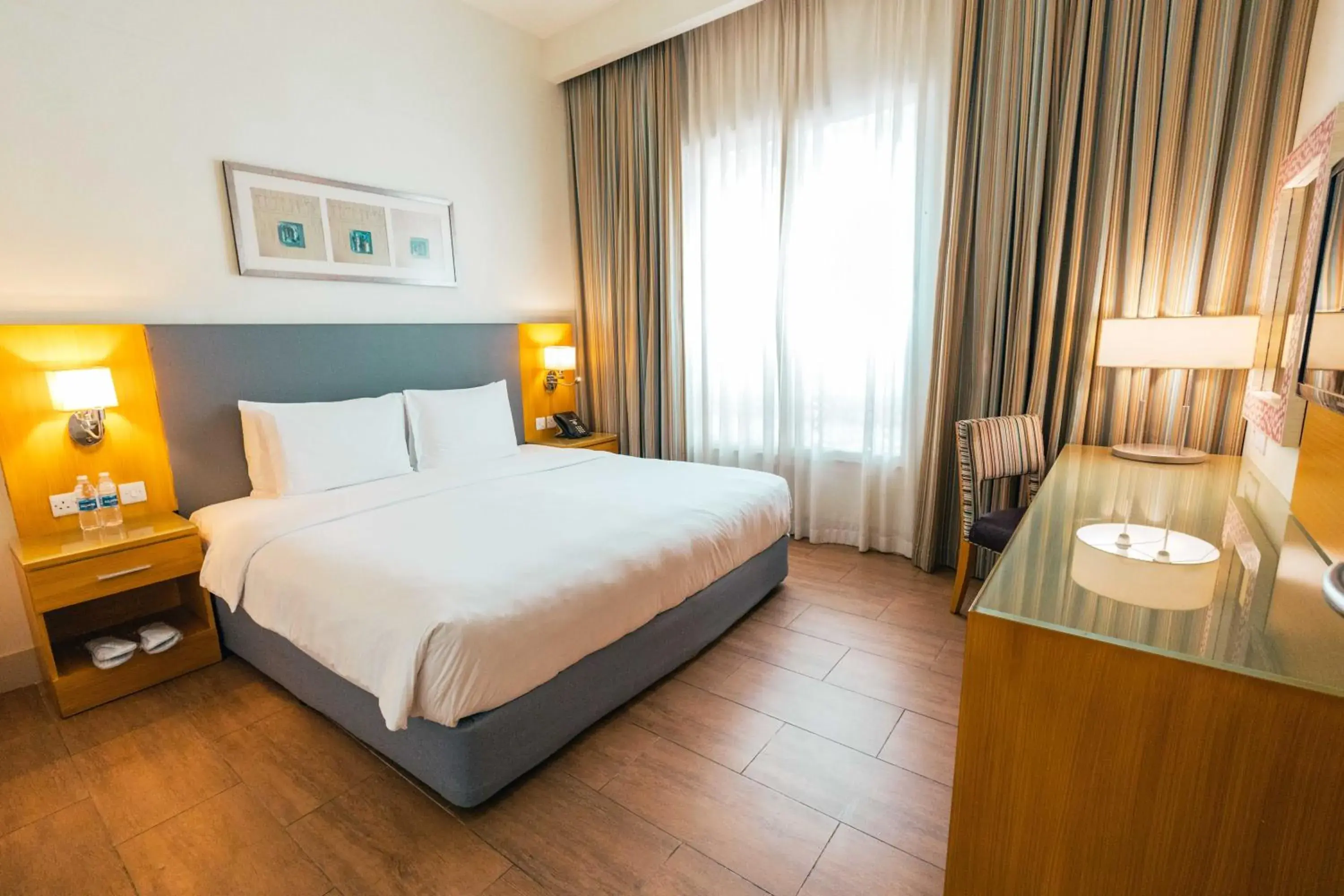 Bed in Salalah Gardens Hotel Managed by Safir Hotels & Resorts