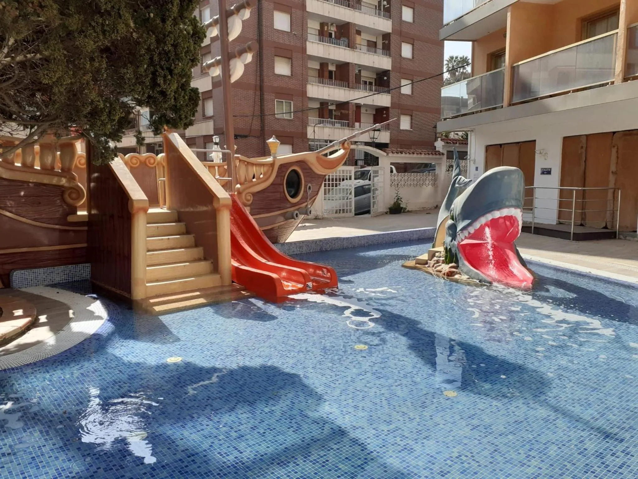 Aqua park in Hotel Bon Repos