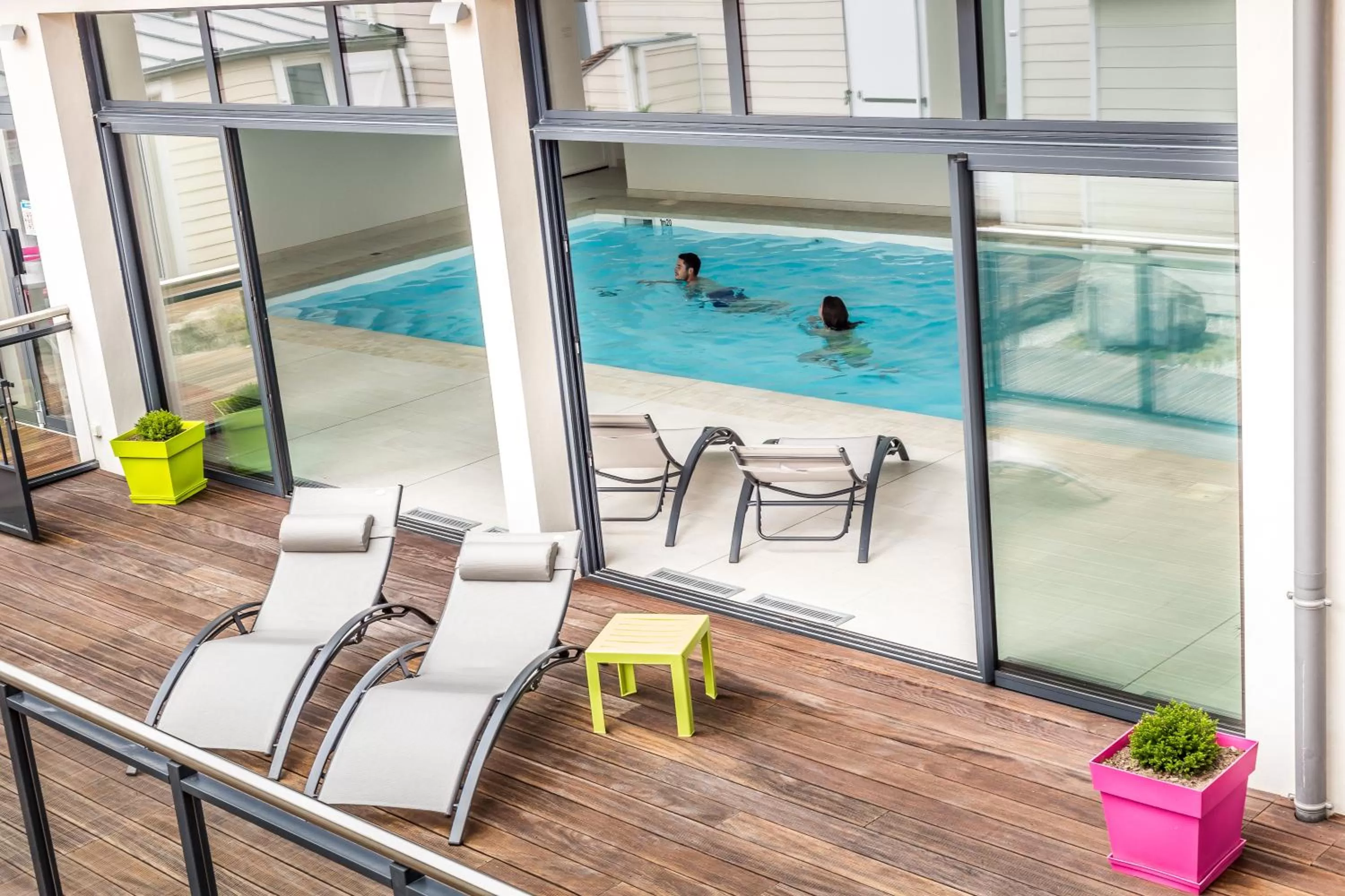 Swimming pool in Résid'Spa Loire & Sèvre