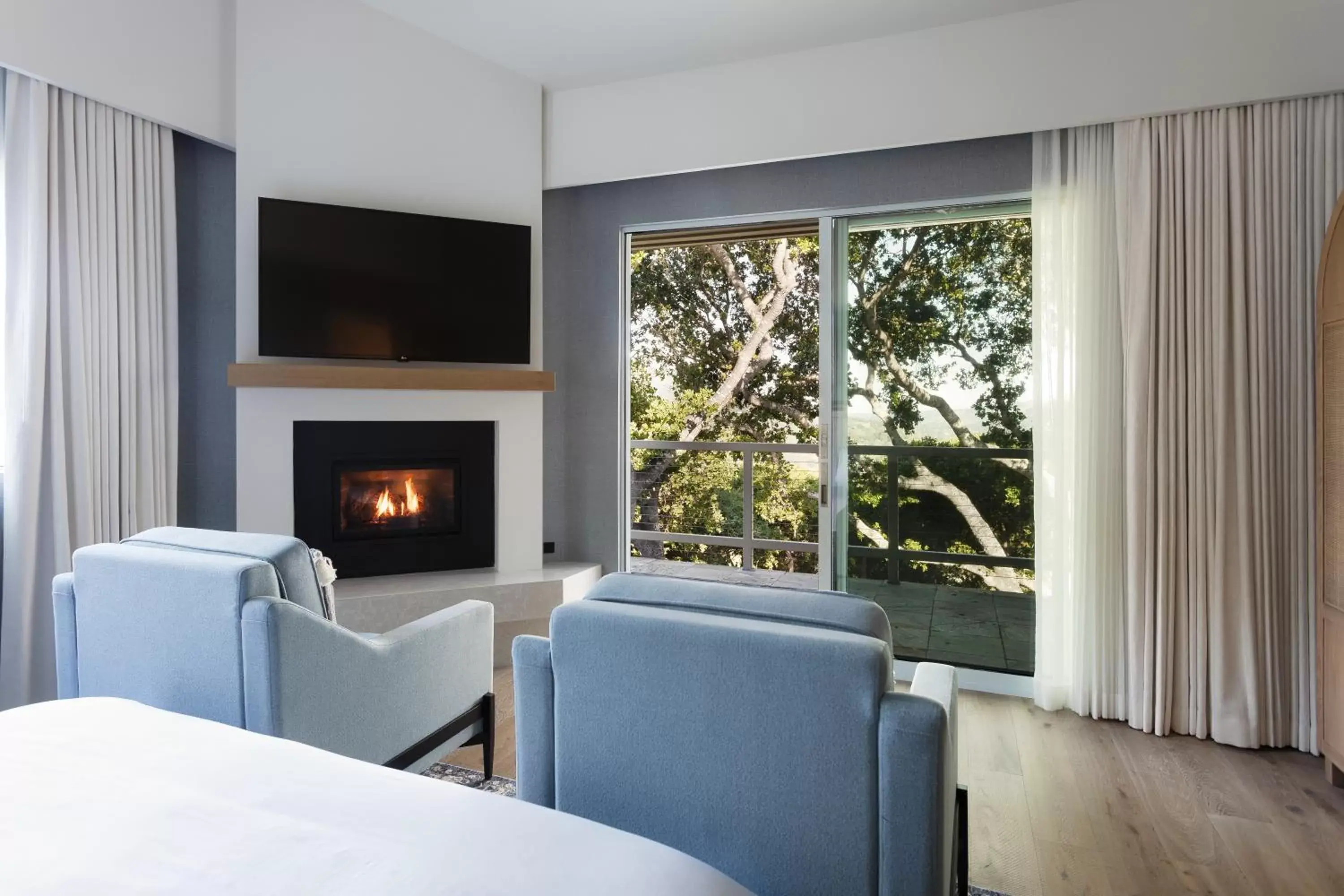 Bedroom, TV/Entertainment Center in Carmel Valley Ranch, in The Unbound Collection by Hyatt