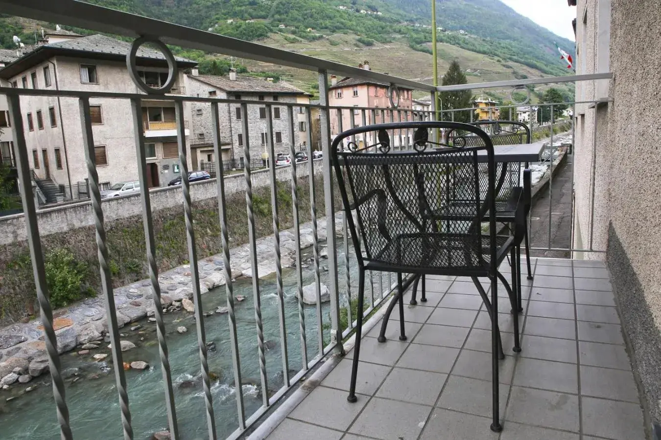 City view, Balcony/Terrace in Albergo Gusmeroli