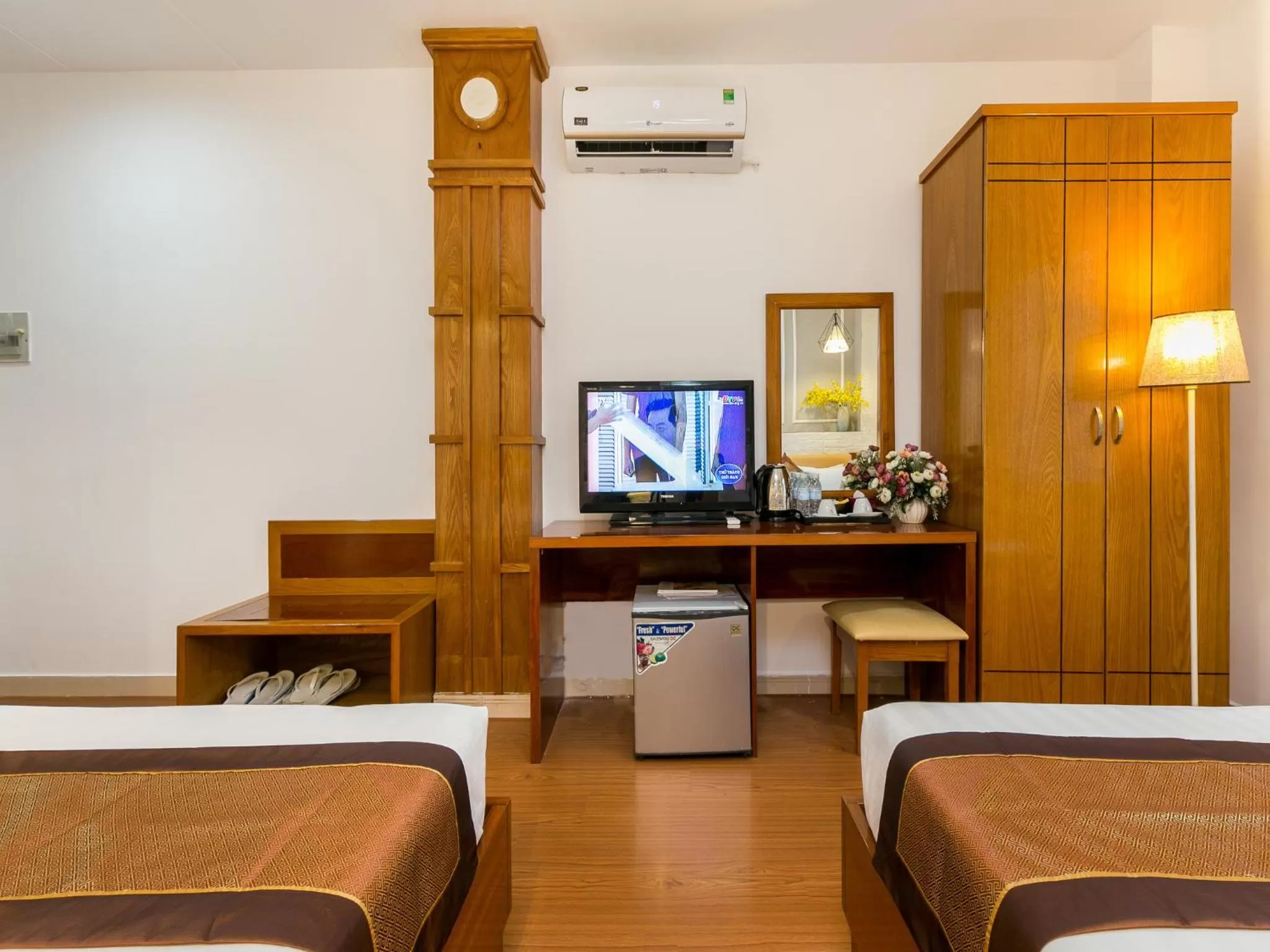 TV and multimedia, Bed in Vilion Boutique Hotel Ben Thanh