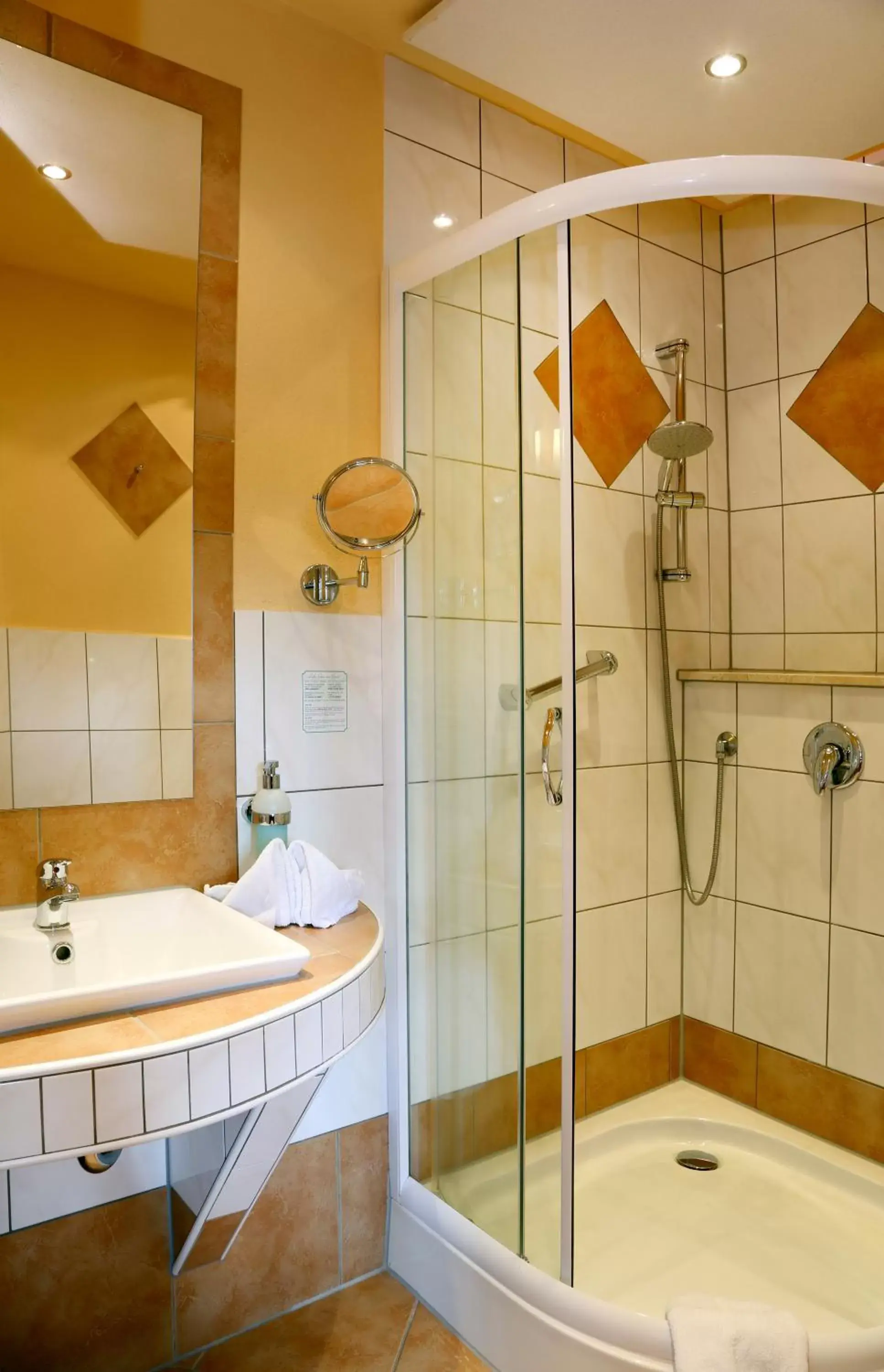 Decorative detail, Bathroom in Landhotel Thürmchen