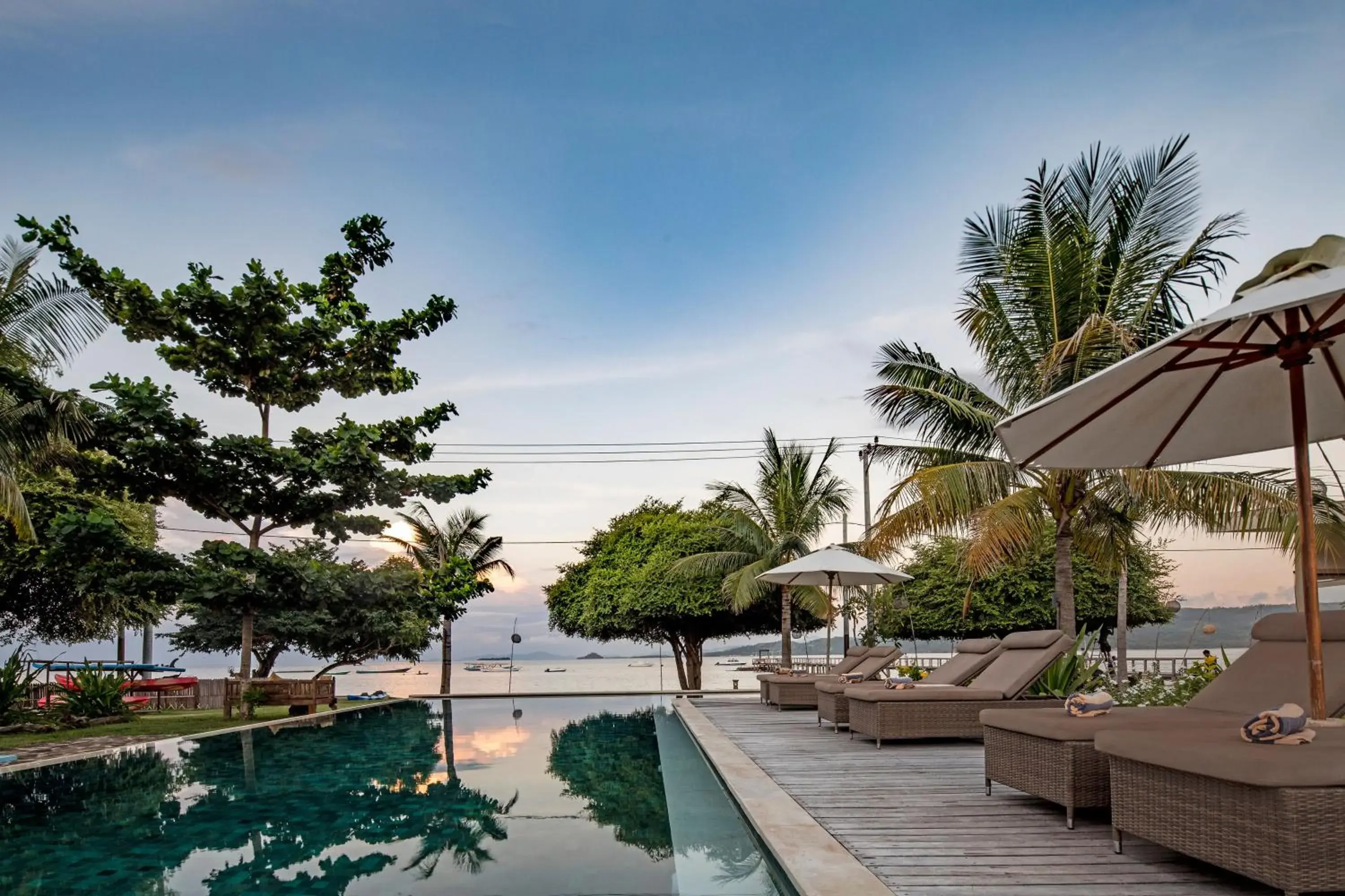 Natural landscape, Swimming Pool in Kokomo Resort Gili Gede