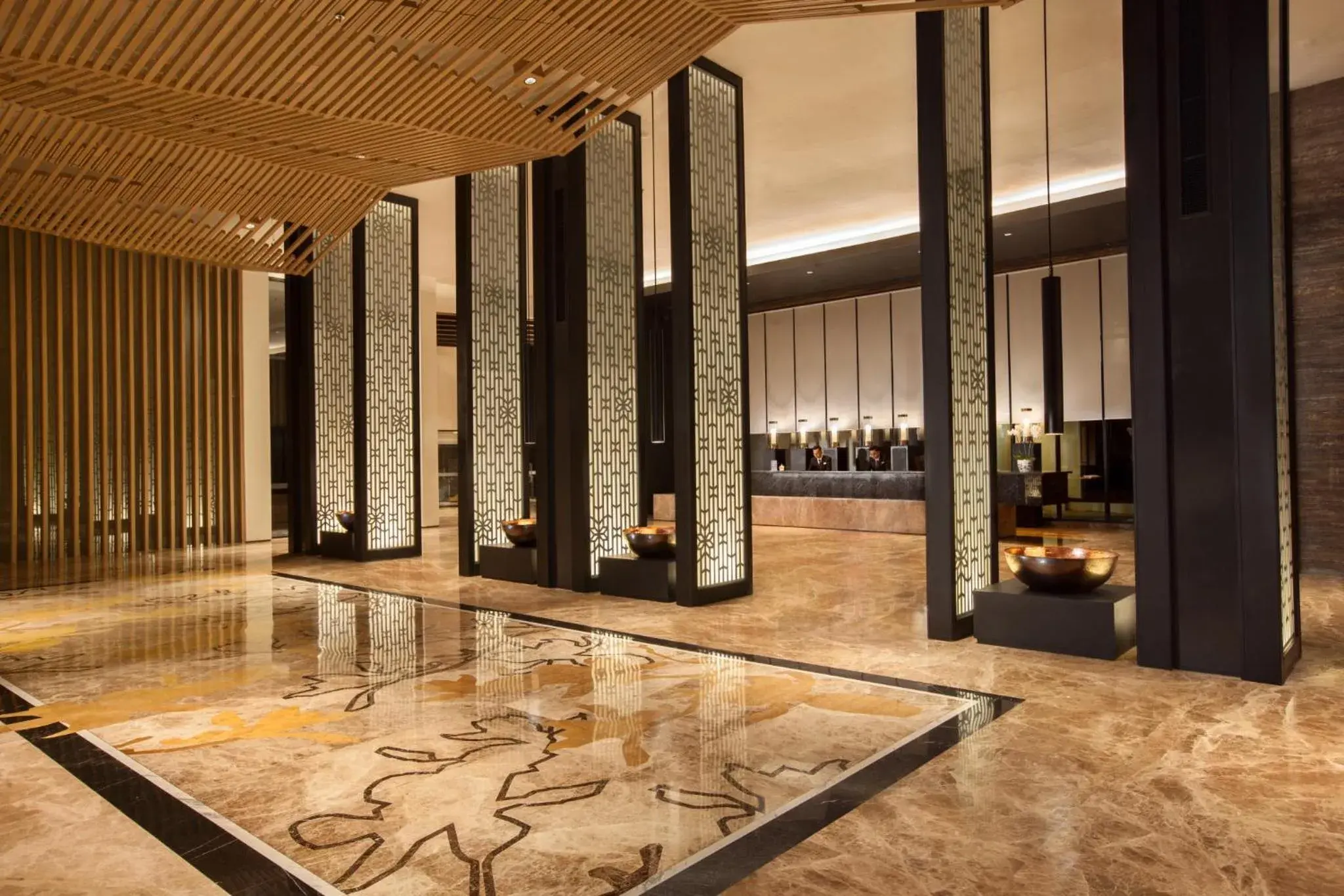 Lobby or reception in Hotel Santika Premiere Bandara Palembang