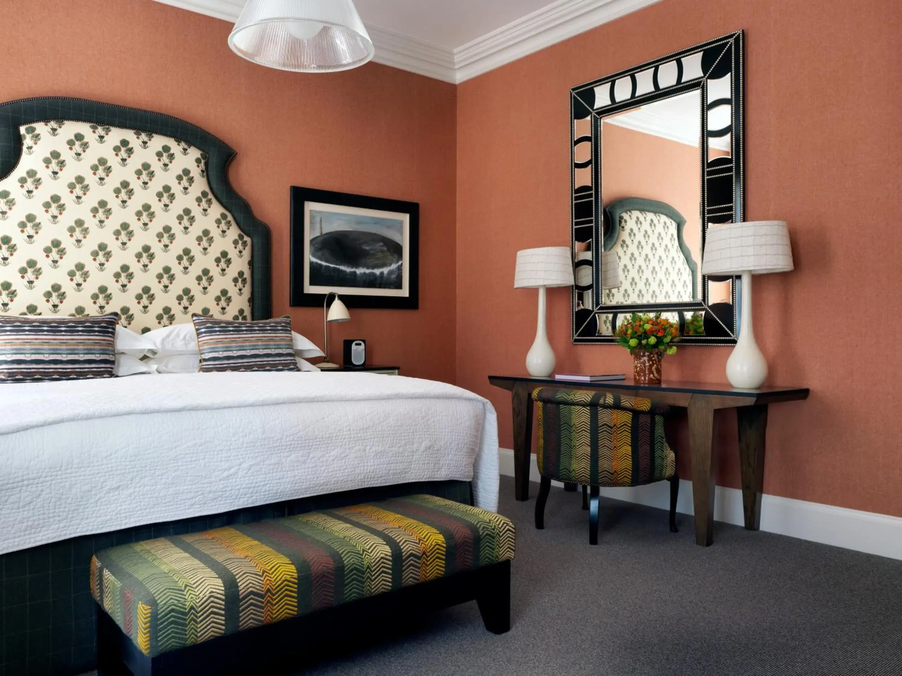 Bed in Haymarket Hotel, Firmdale Hotels